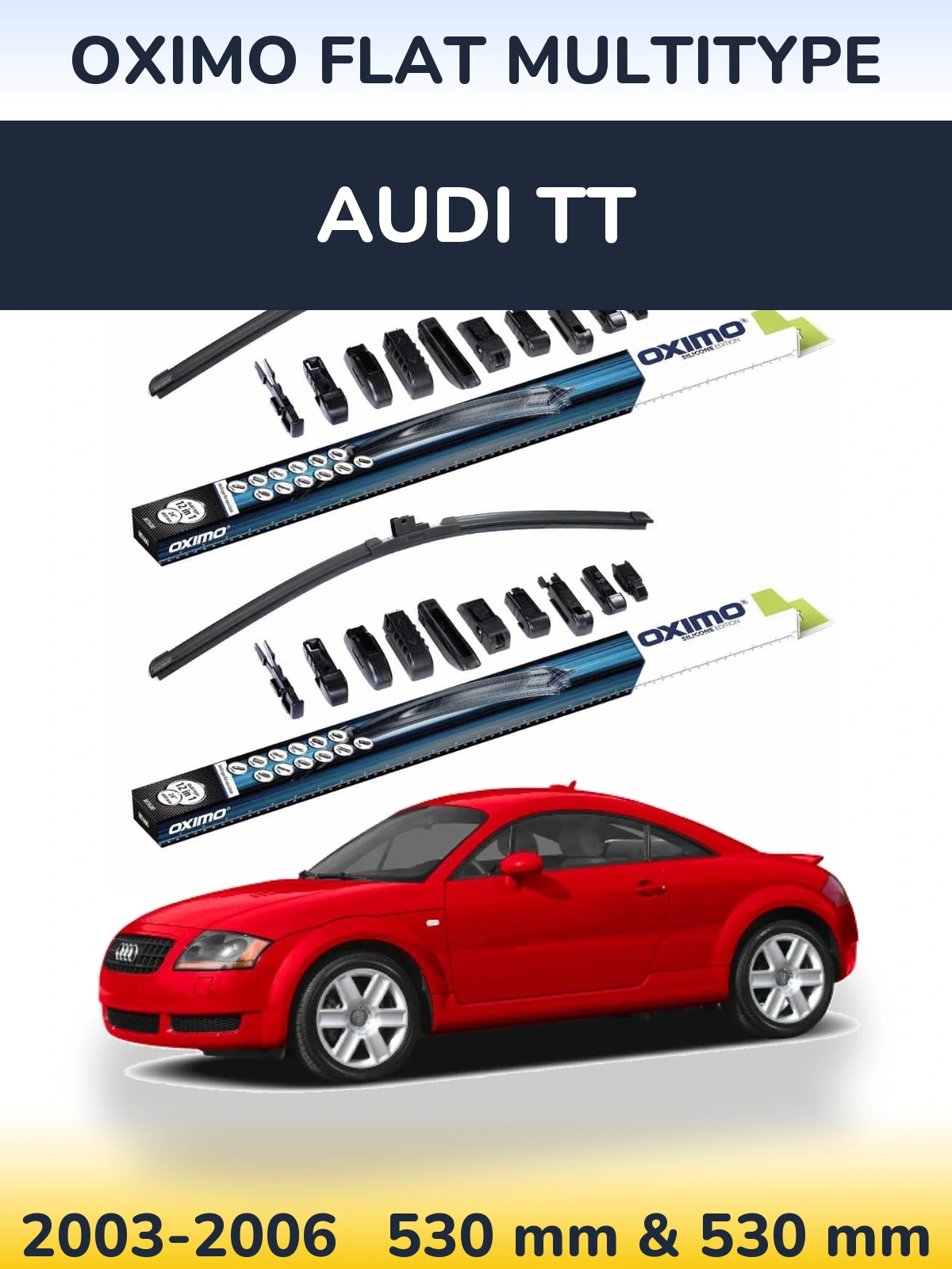 Torkarblad Oximo Flat MultiType för Audi TT