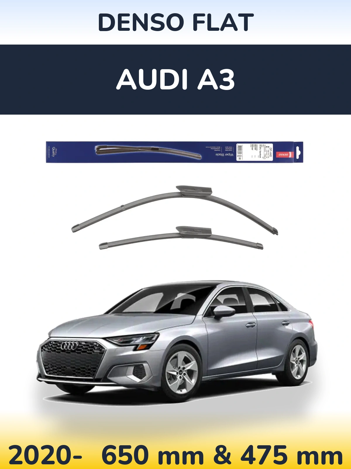 Torkarblad Denso Flat för Audi A3