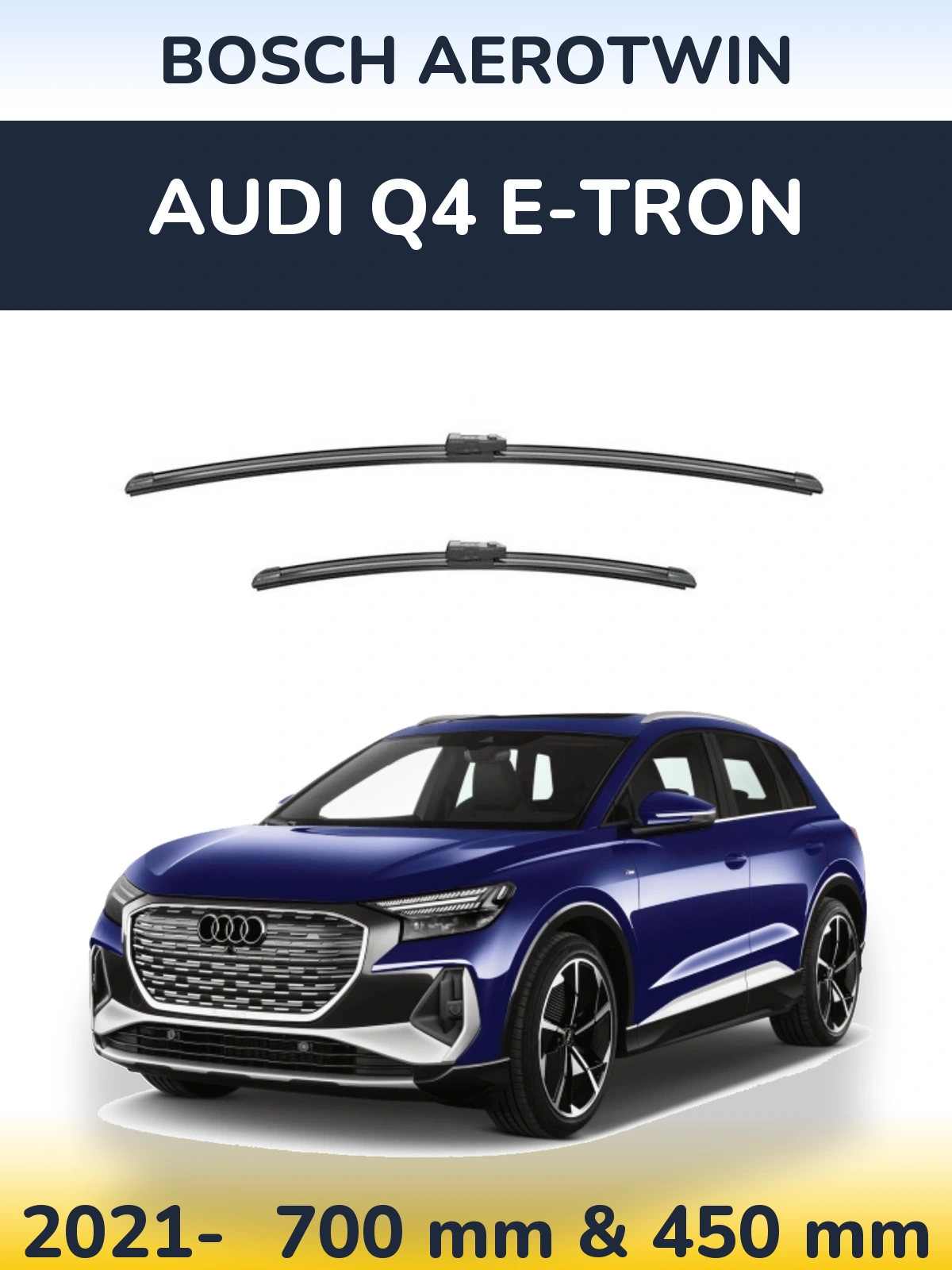 Torkarblad BOSCH AeroTwin för Audi Q4 e-tron