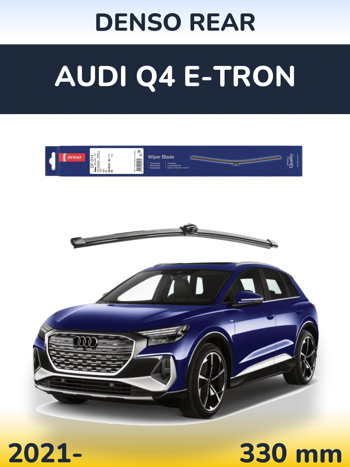 Torkarblad Denso Rear för Audi Q4 e-tron