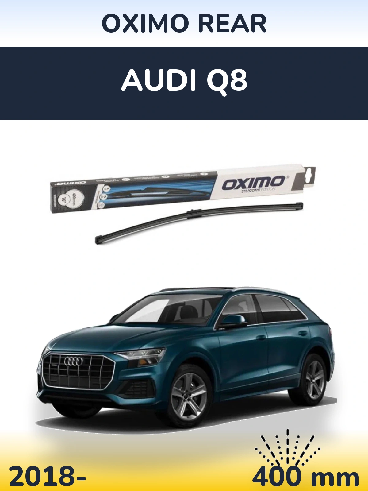 Torkarblad Oximo Rear för Audi Q8