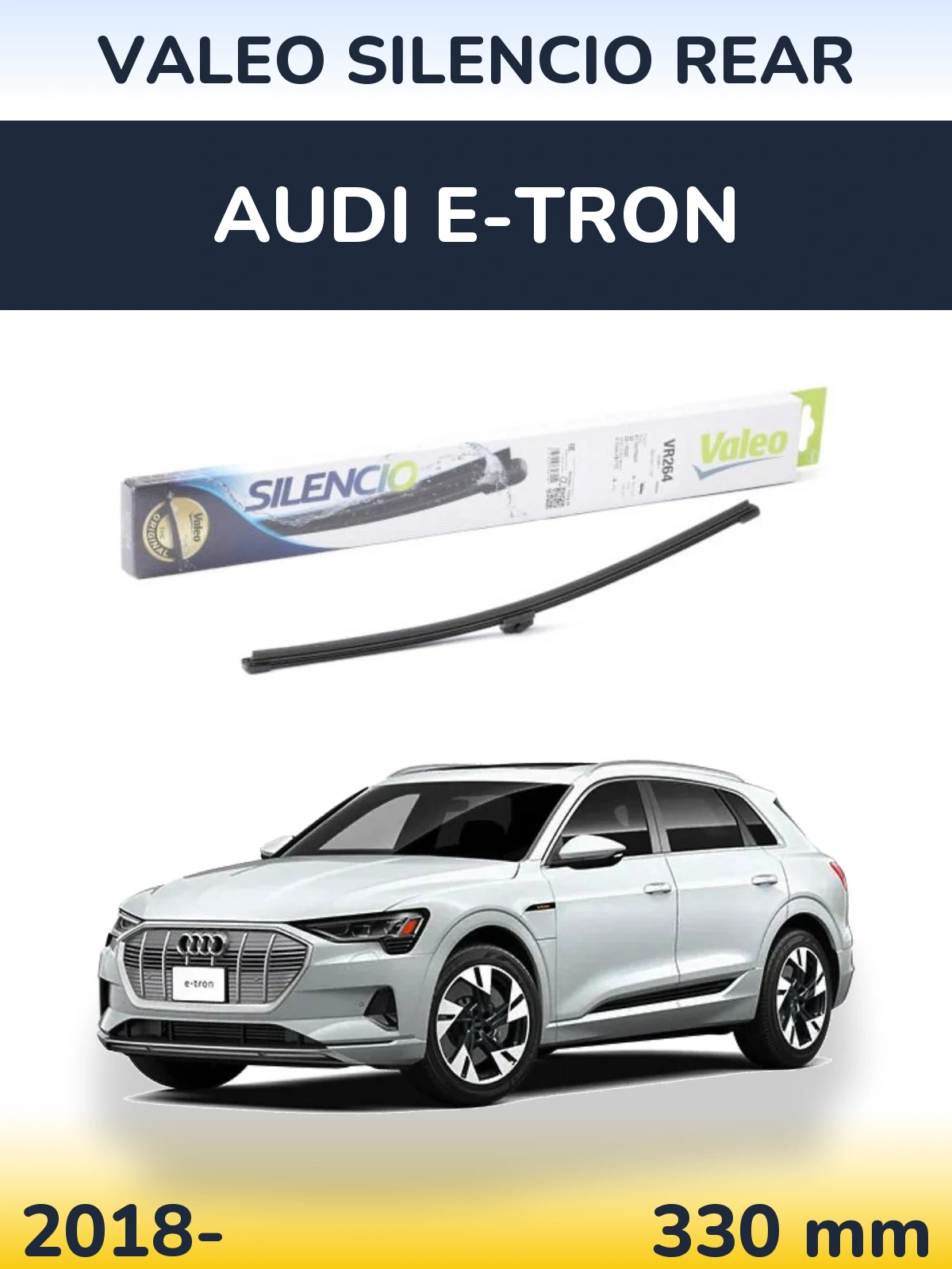 Torkarblad Valeo Silencio Rear för Audi e-tron