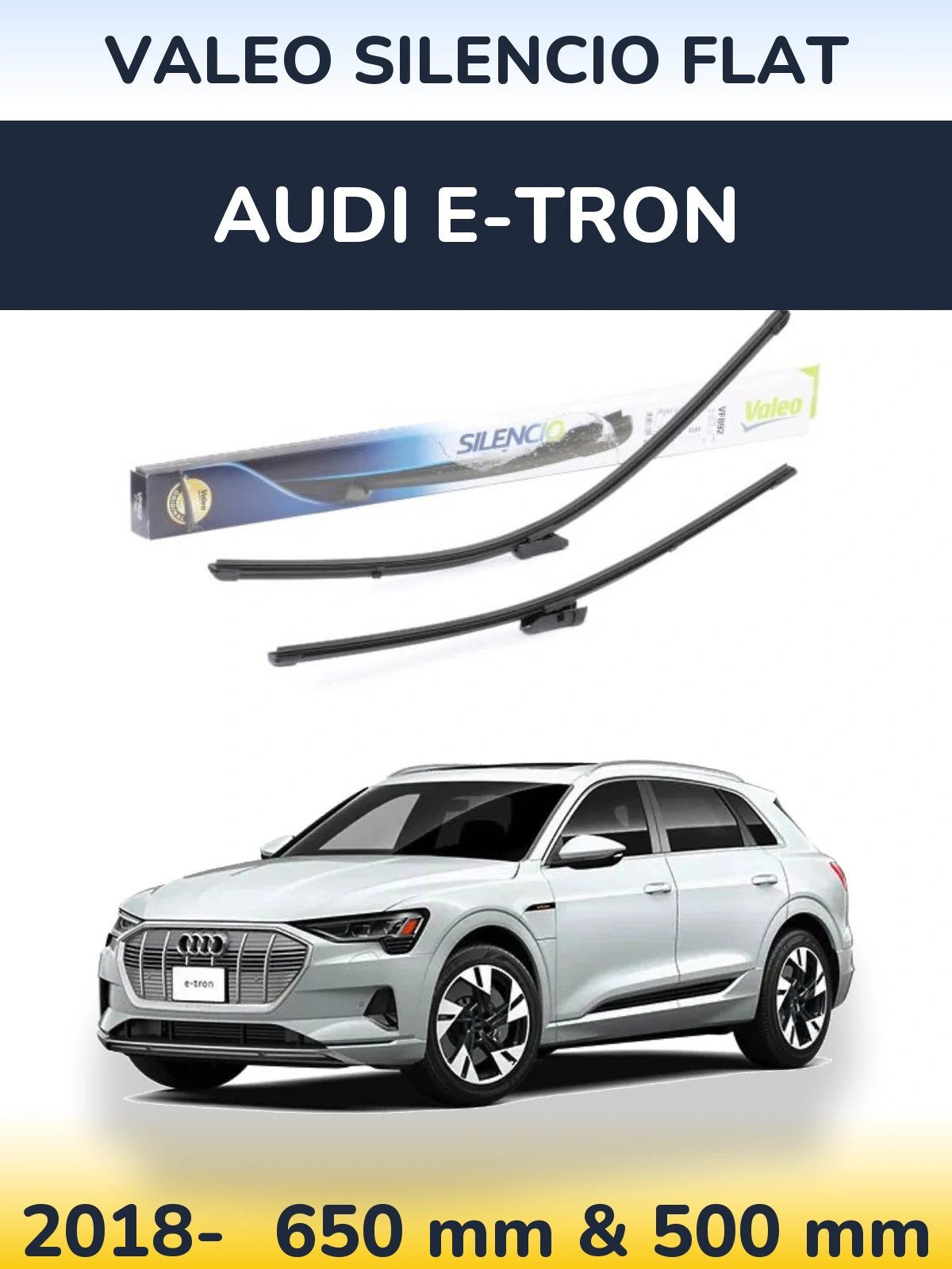 Torkarblad Valeo Silencio Flat för Audi e-tron