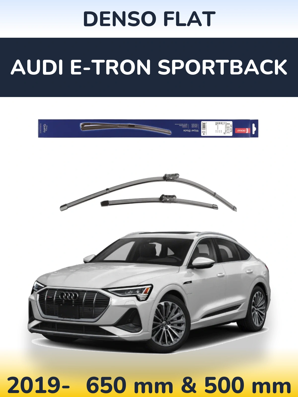 Torkarblad Denso Flat för Audi e-tron Sportback