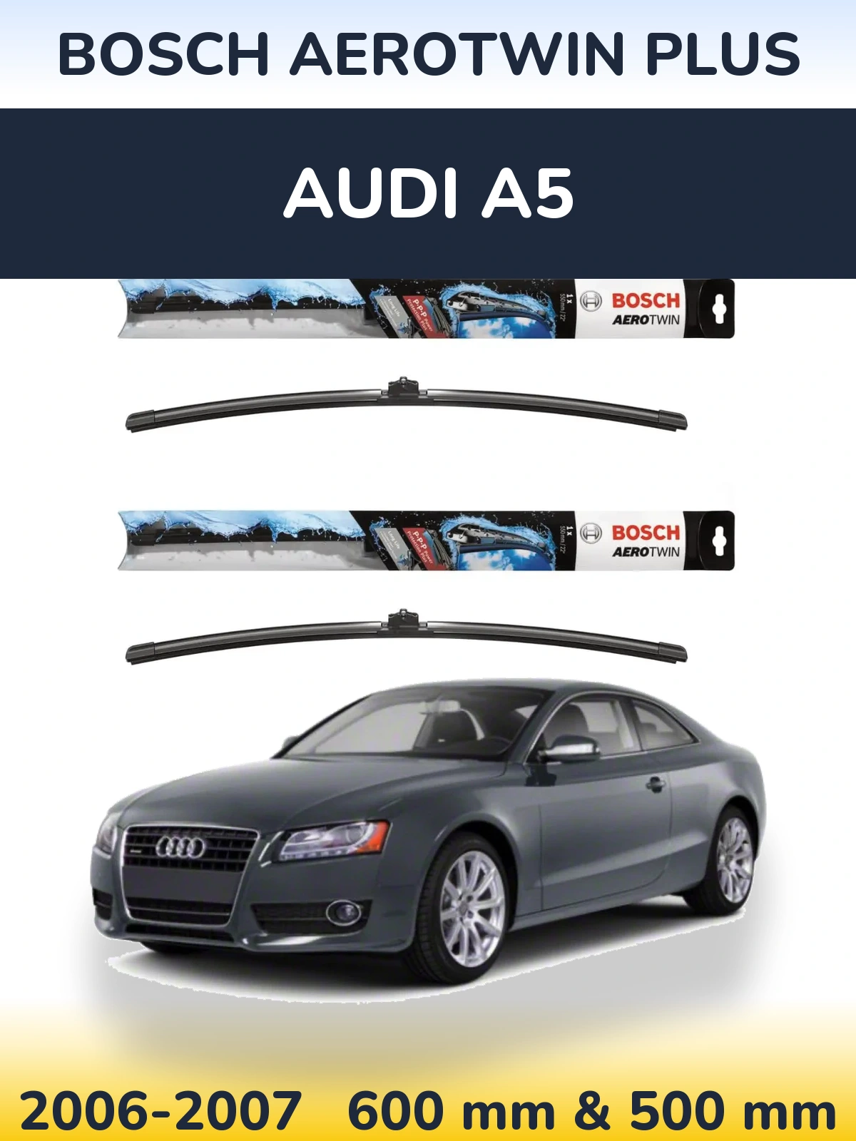 Torkarblad BOSCH AeroTwin Plus för Audi A5