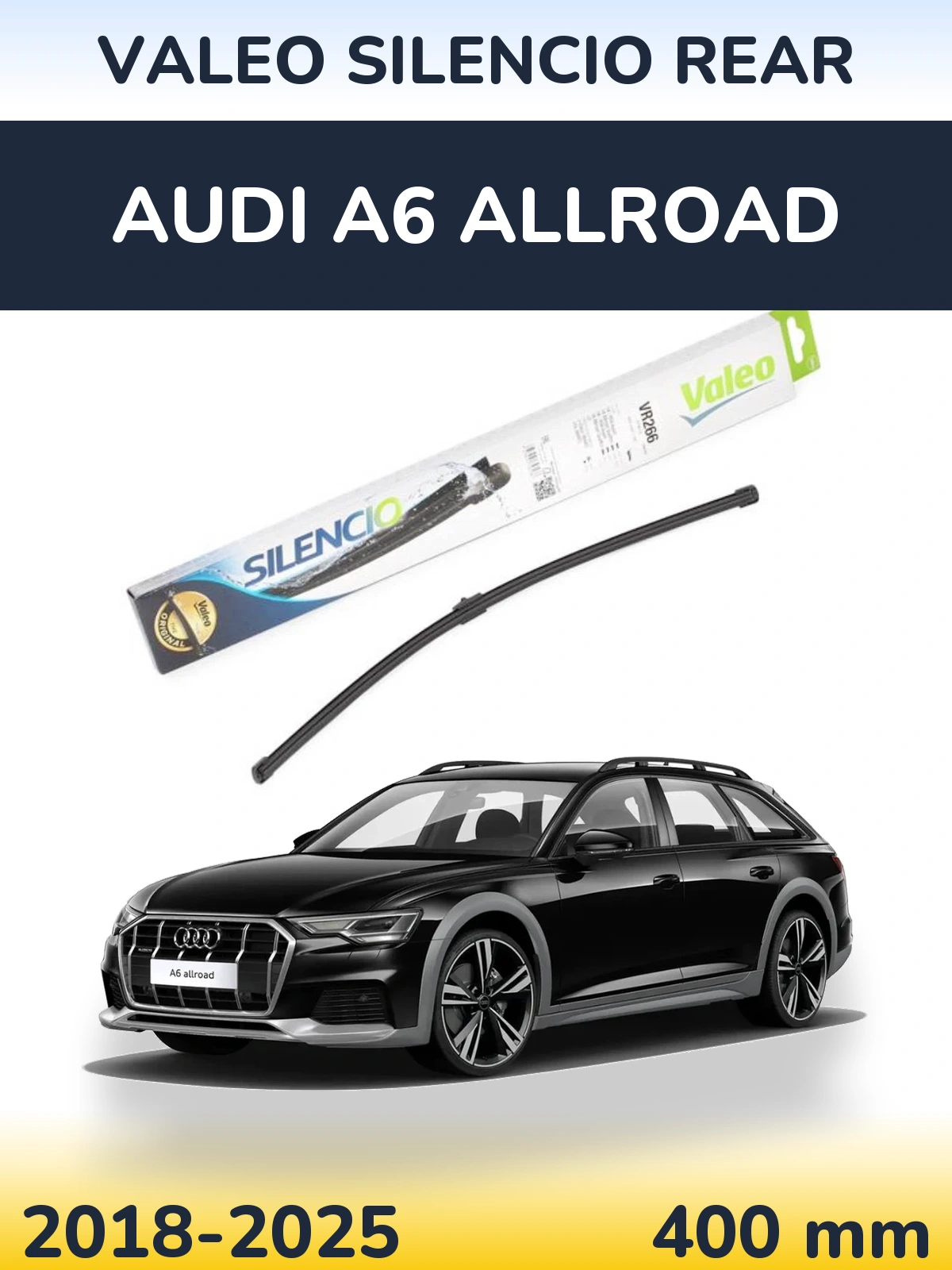 Torkarblad Valeo Silencio Rear för Audi A6 Allroad
