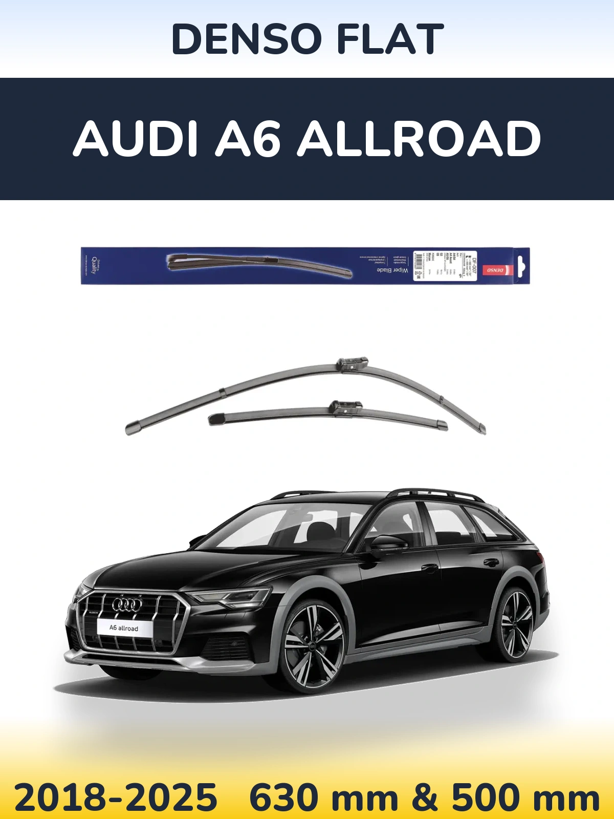Torkarblad Denso Flat för Audi A6 Allroad