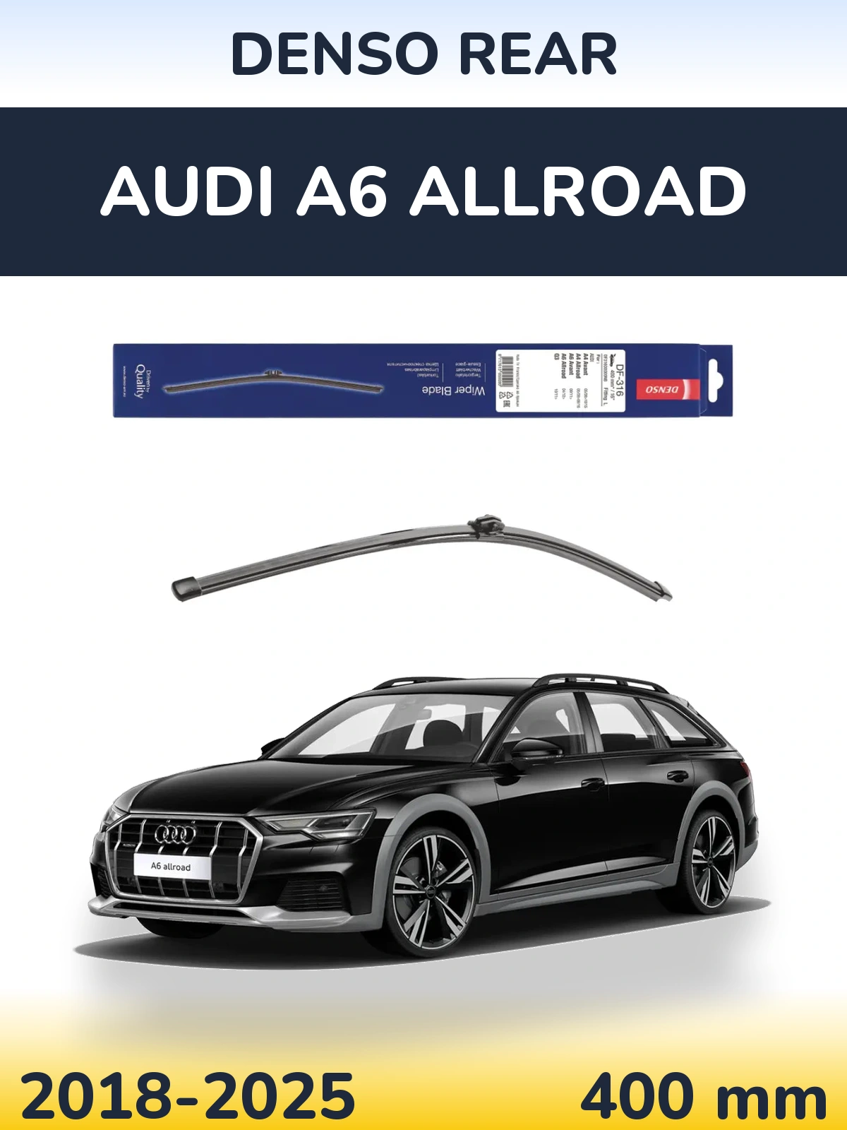 Torkarblad Denso Rear för Audi A6 Allroad