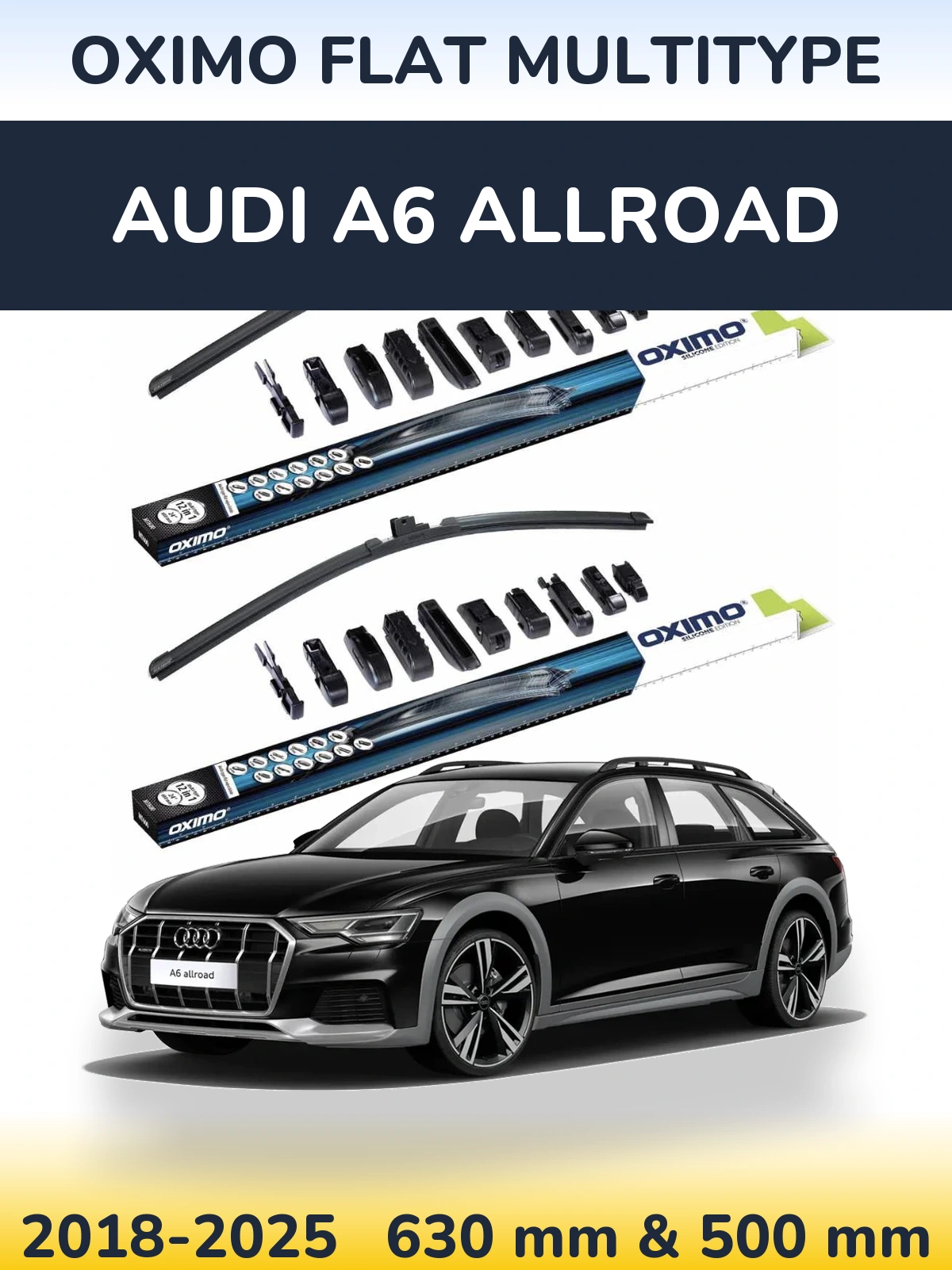 Torkarblad Oximo Flat MultiType för Audi A6 Allroad