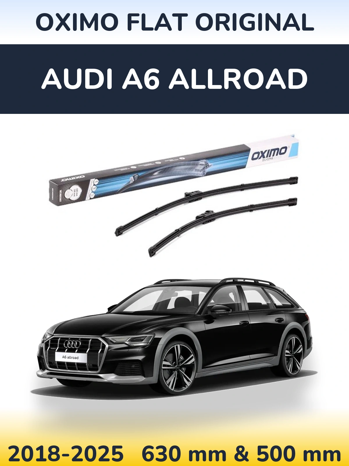 Torkarblad Oximo Flat Original för Audi A6 Allroad