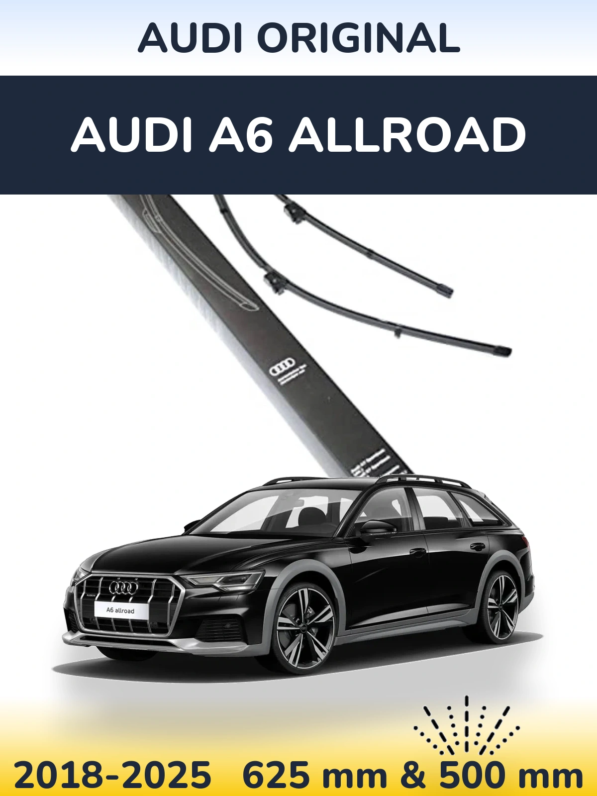 Torkarblad Audi OEM Audi Original för Audi A6 Allroad