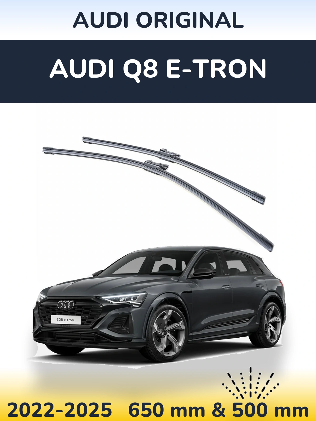 Torkarblad Audi OEM Audi Original för Audi Q8 e-tron