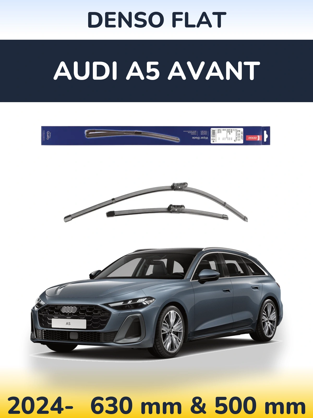 Torkarblad Denso Flat för Audi A5 Avant
