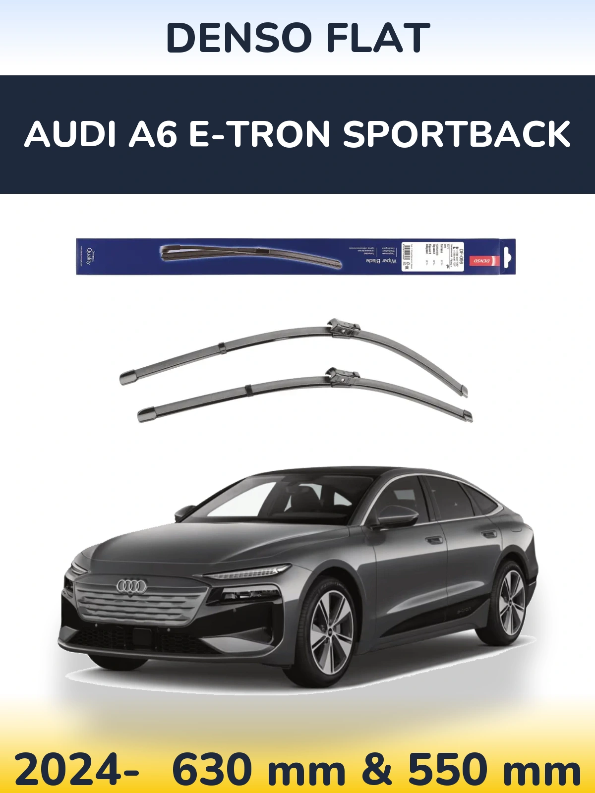 Torkarblad Denso Flat för Audi A6 e-tron Sportback