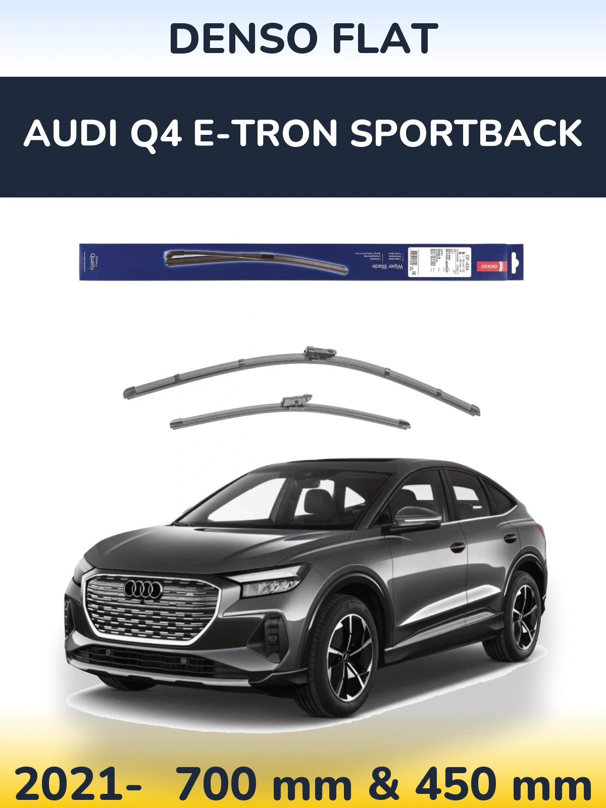 Torkarblad Denso Flat för Audi Q4 e-tron Sportback