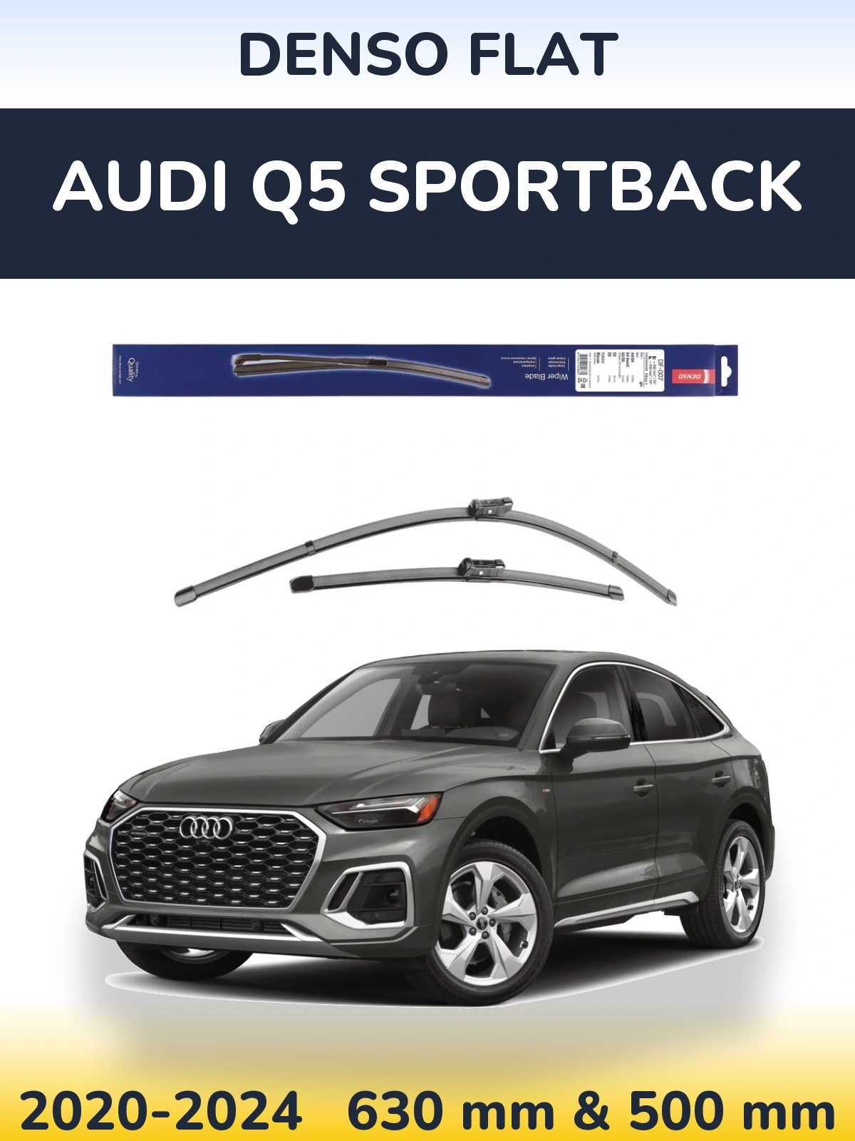 Torkarblad Denso Flat för Audi Q5 Sportback