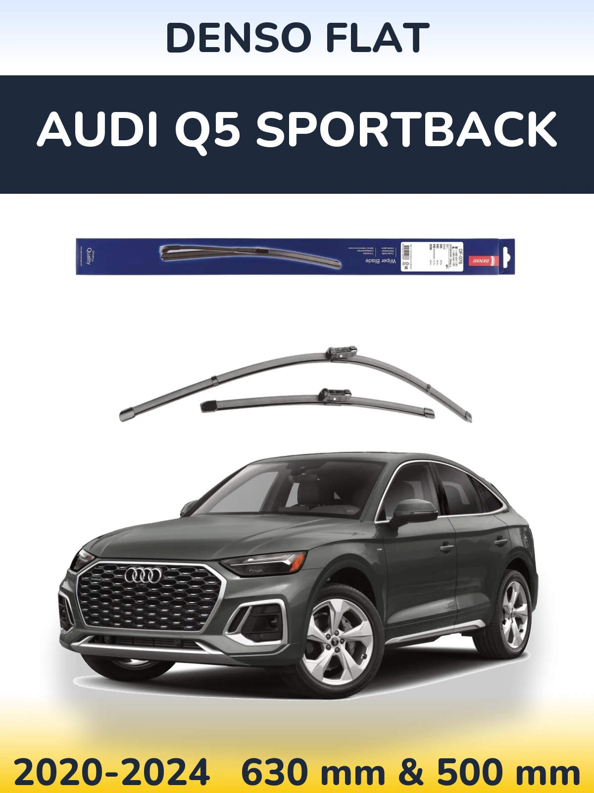 Torkarblad Denso Flat för Audi Q5 Sportback