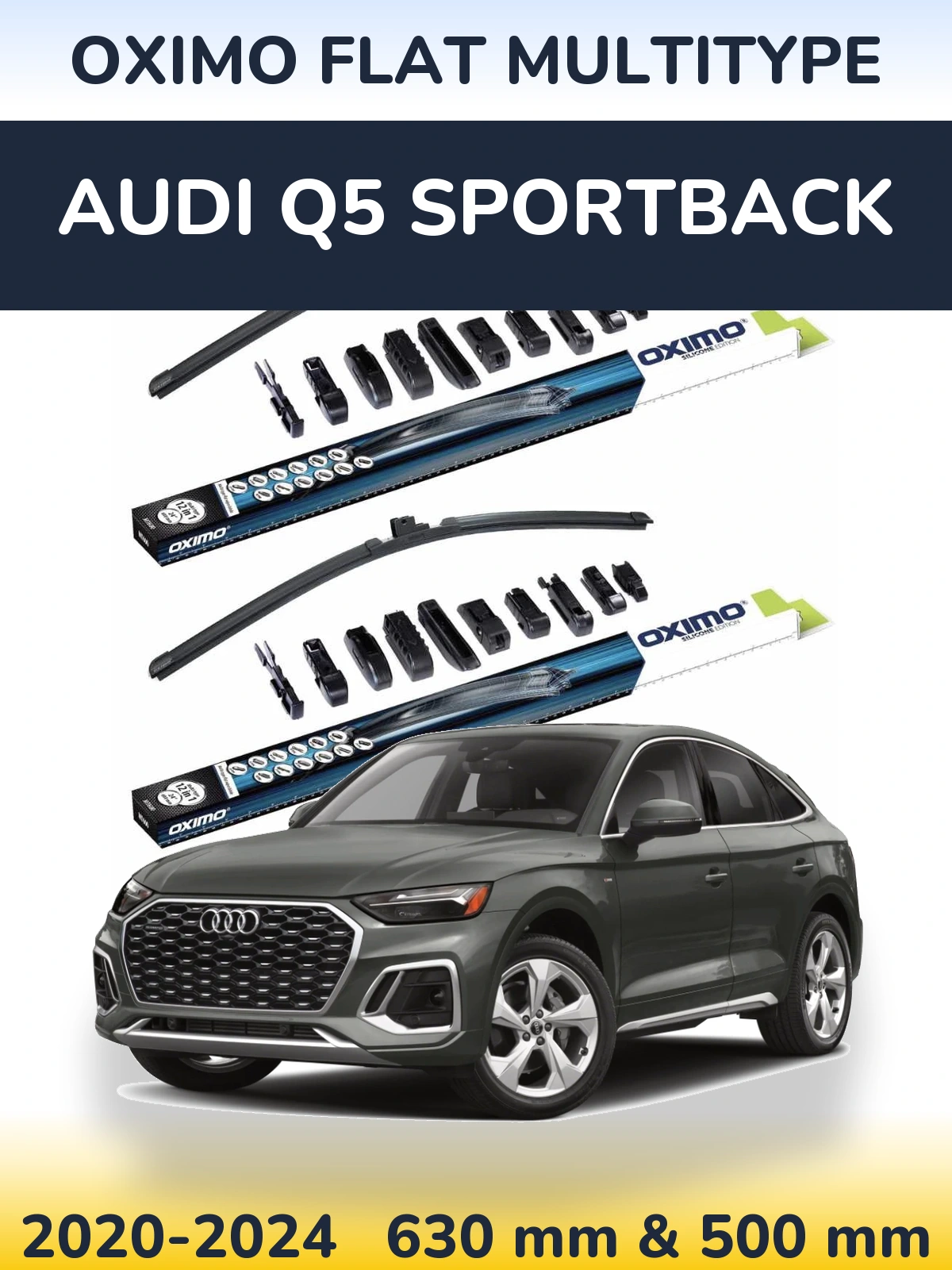 Torkarblad Oximo Flat MultiType för Audi Q5 Sportback