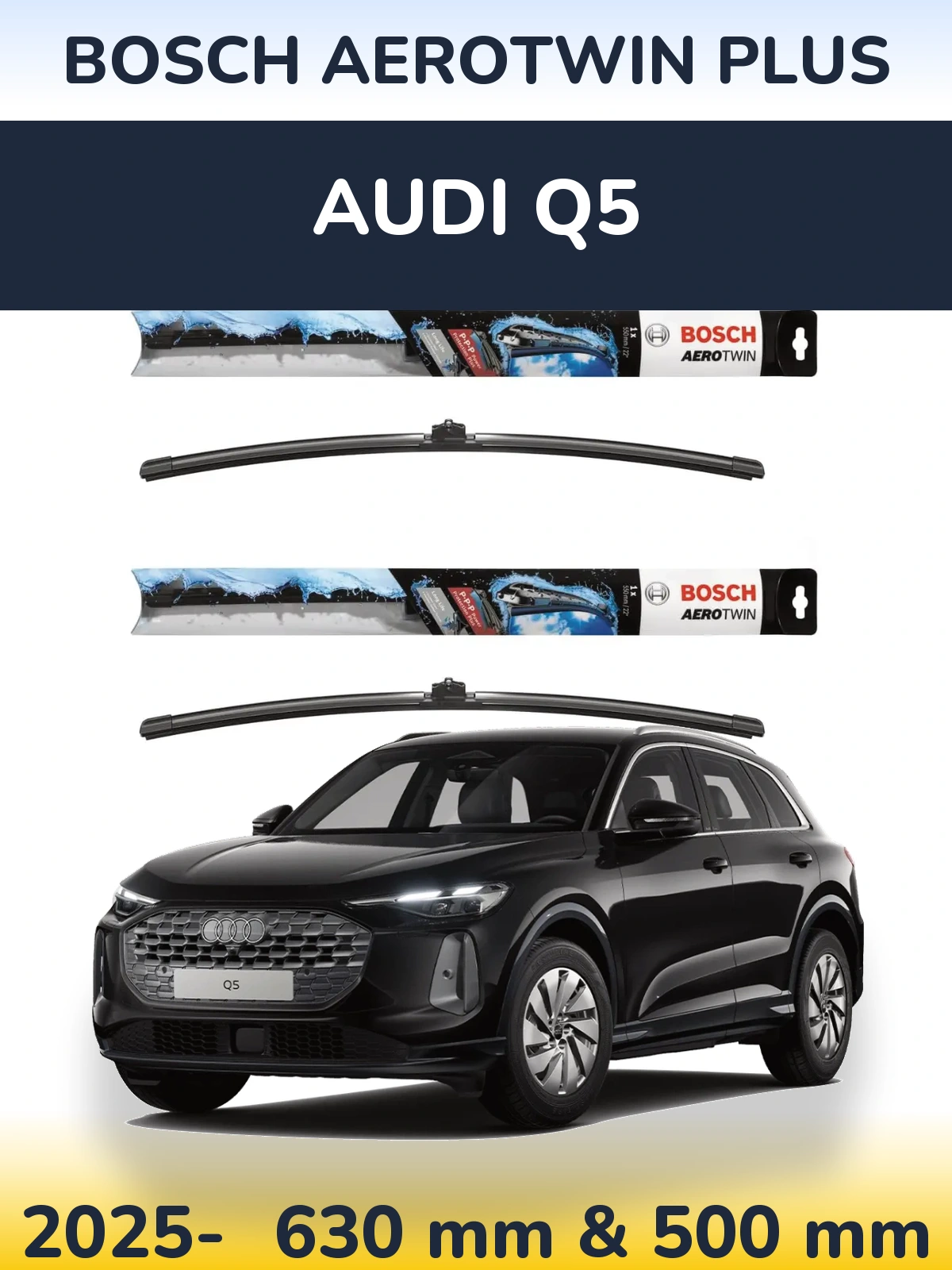 Torkarblad BOSCH AeroTwin Plus för Audi Q5