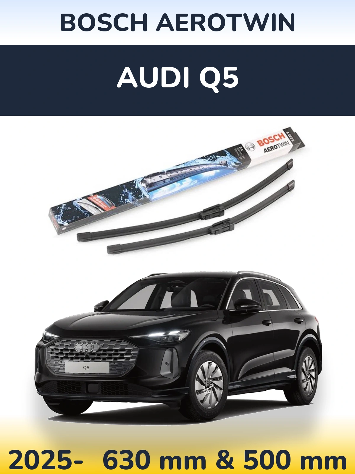 Torkarblad BOSCH AeroTwin för Audi Q5