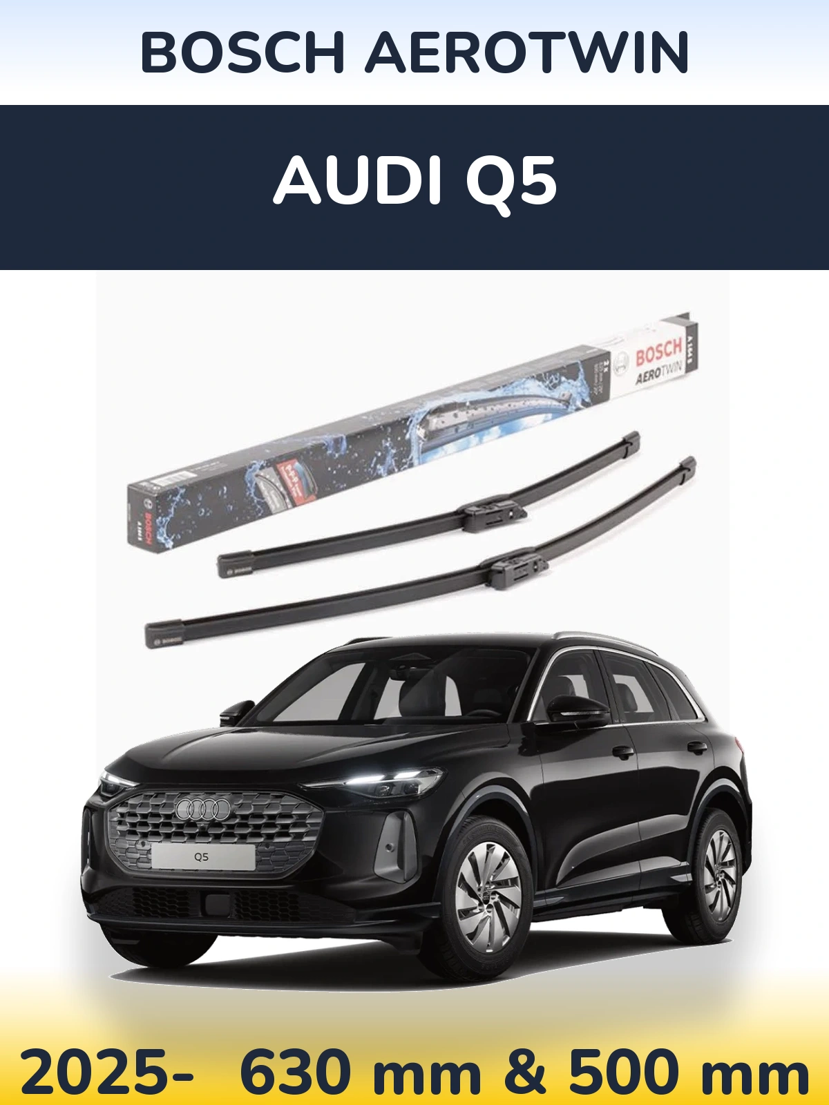 Torkarblad BOSCH AeroTwin för Audi Q5