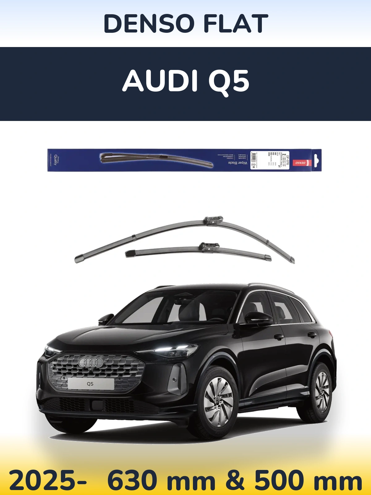 Torkarblad Denso Flat för Audi Q5