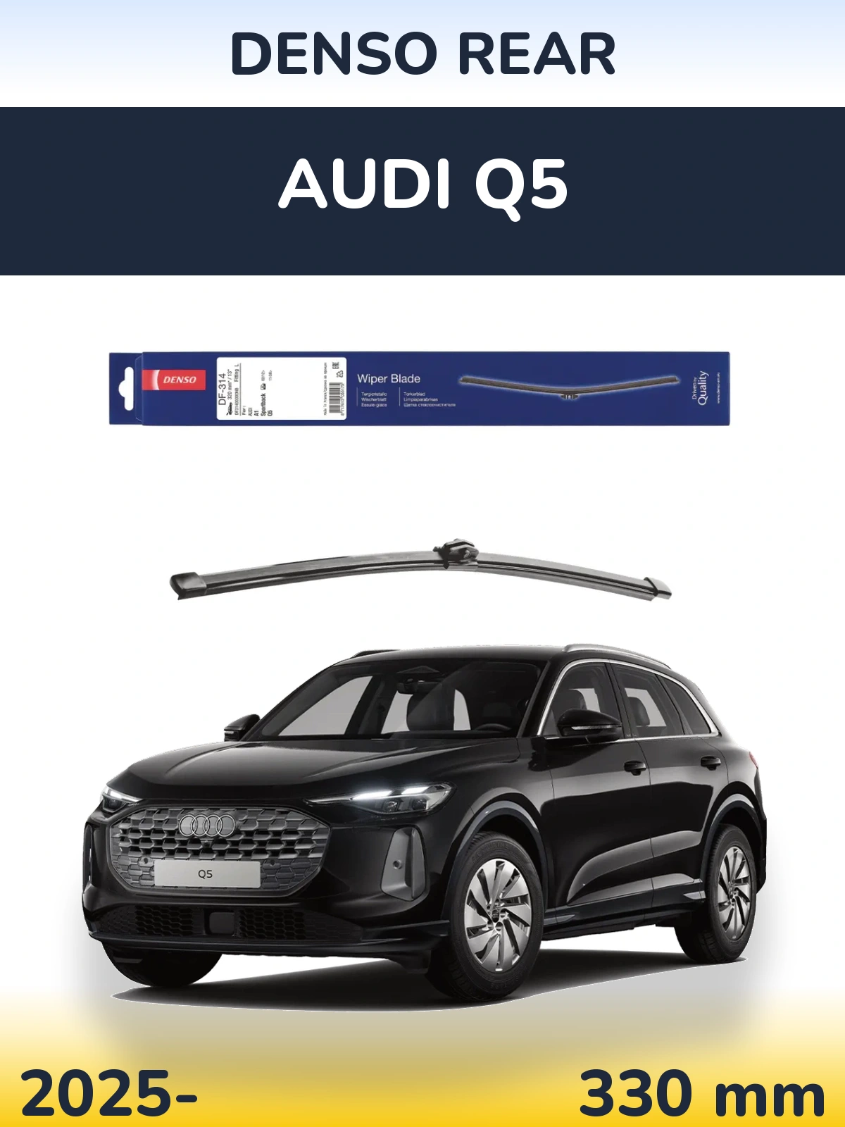 Torkarblad Denso Rear för Audi Q5