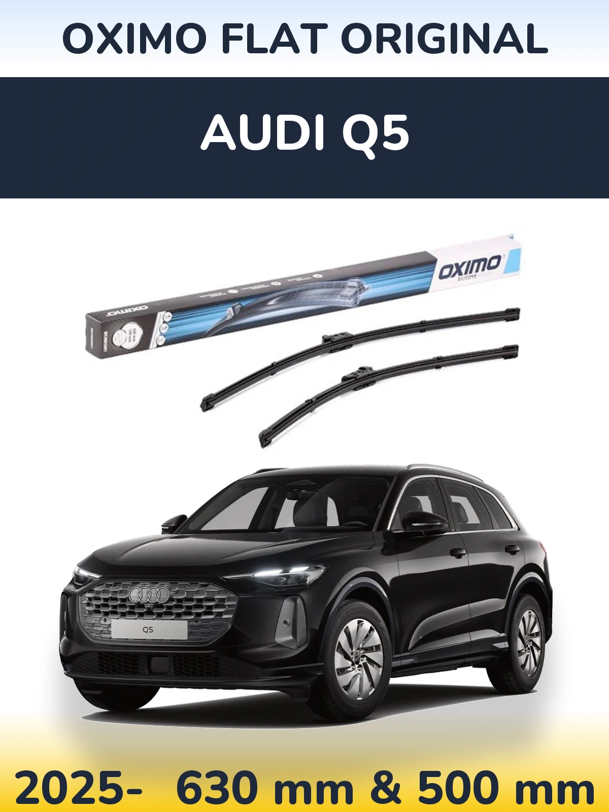 Torkarblad Oximo Flat Original för Audi Q5