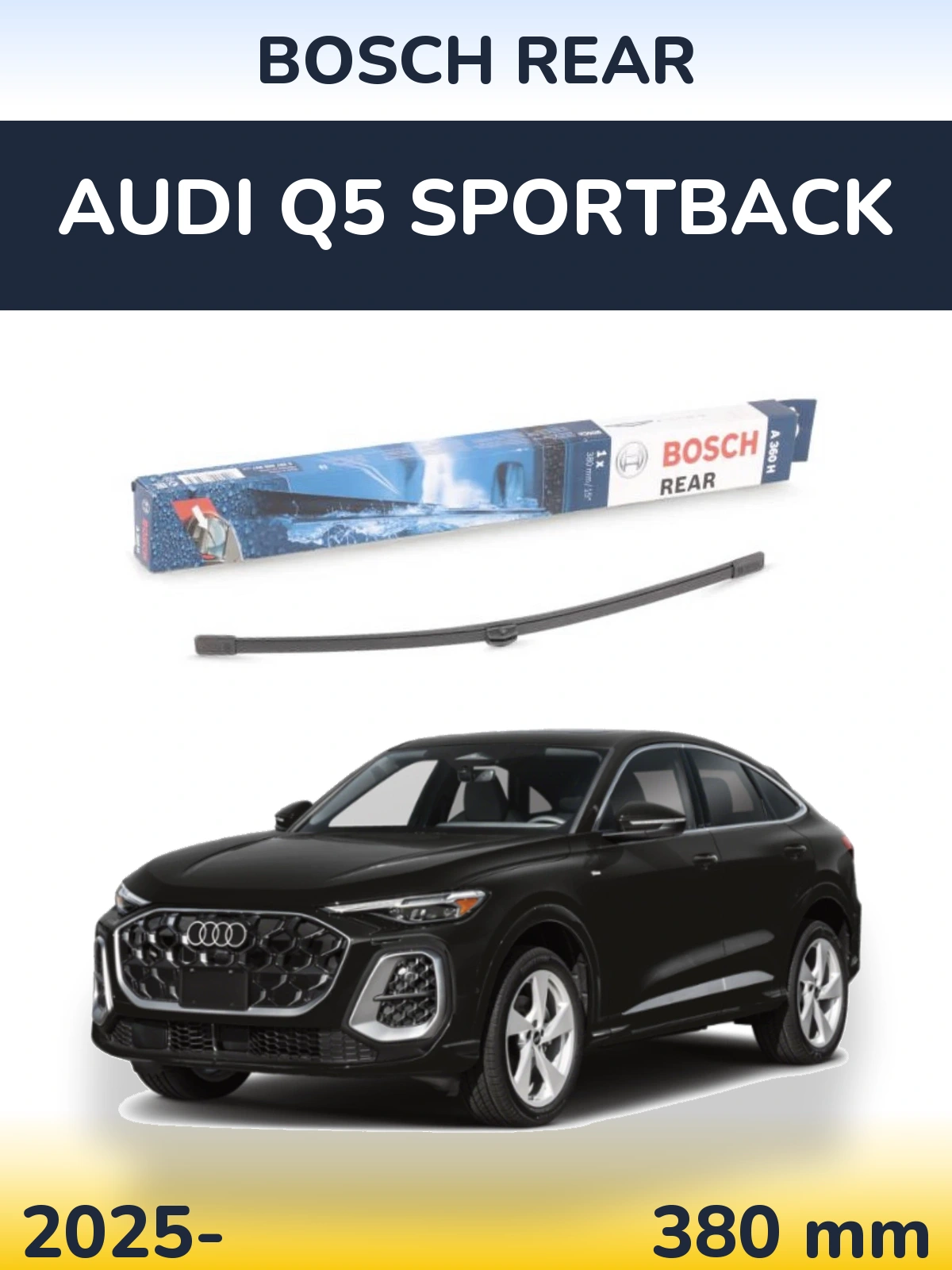 Torkarblad BOSCH Rear för Audi Q5 Sportback