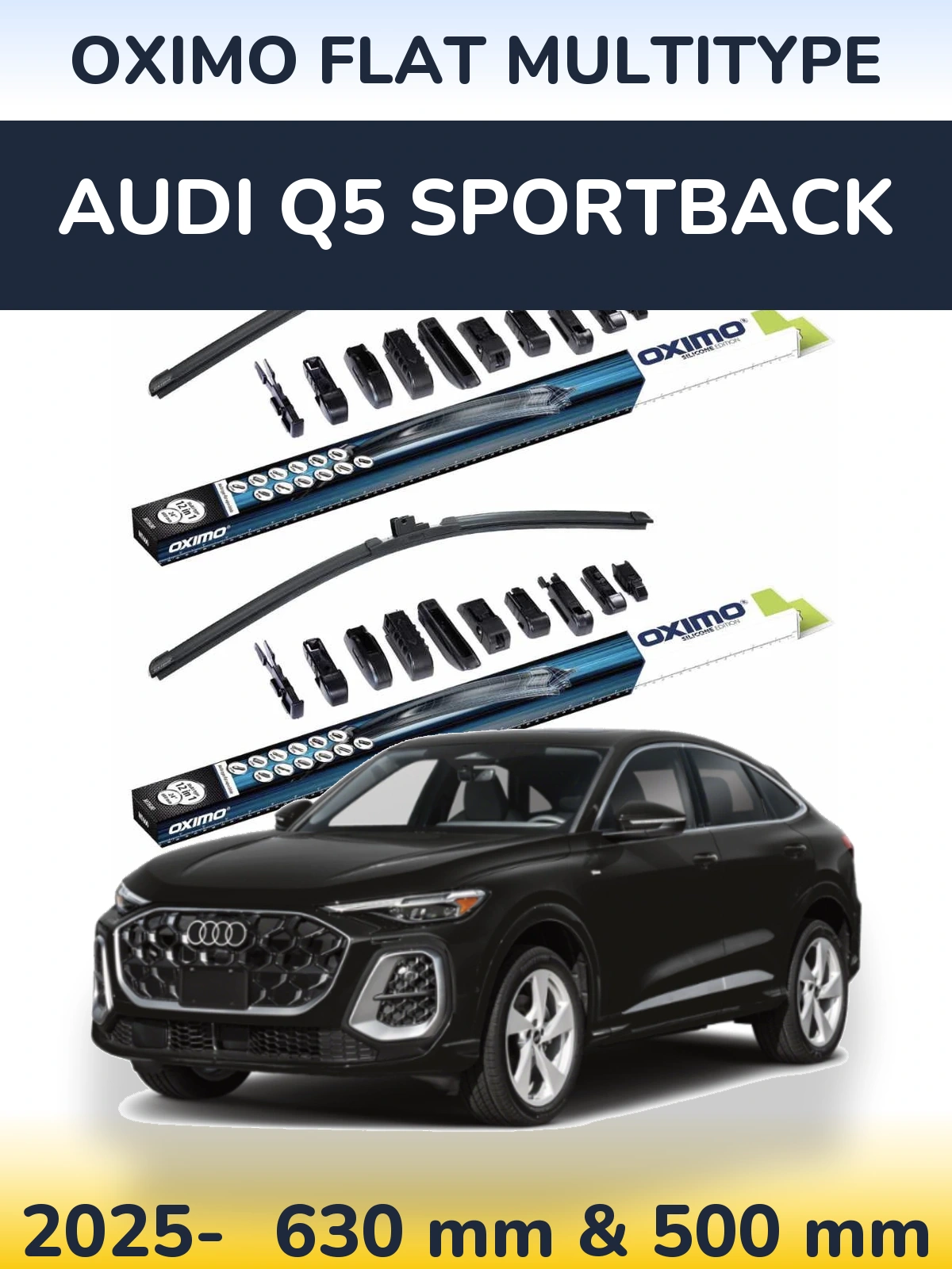 Torkarblad Oximo Flat MultiType för Audi Q5 Sportback