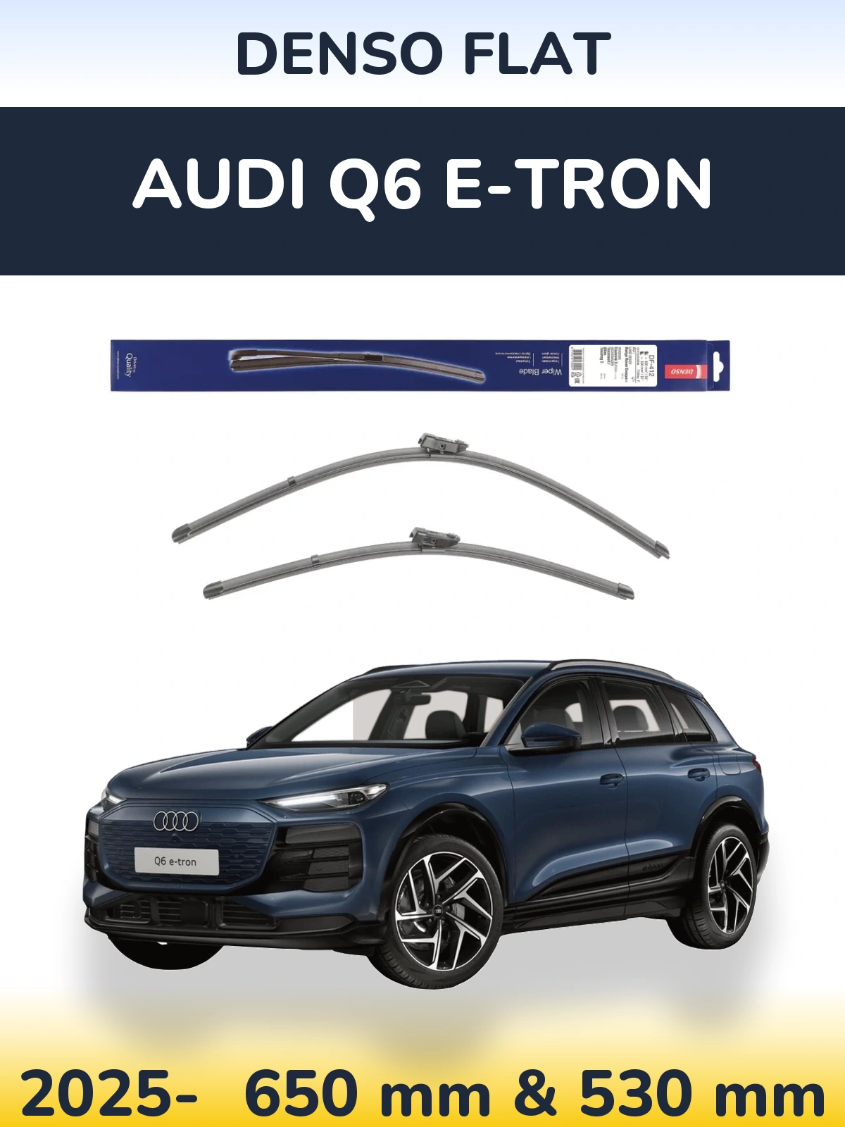 Torkarblad Denso Flat för Audi Q6 e-tron