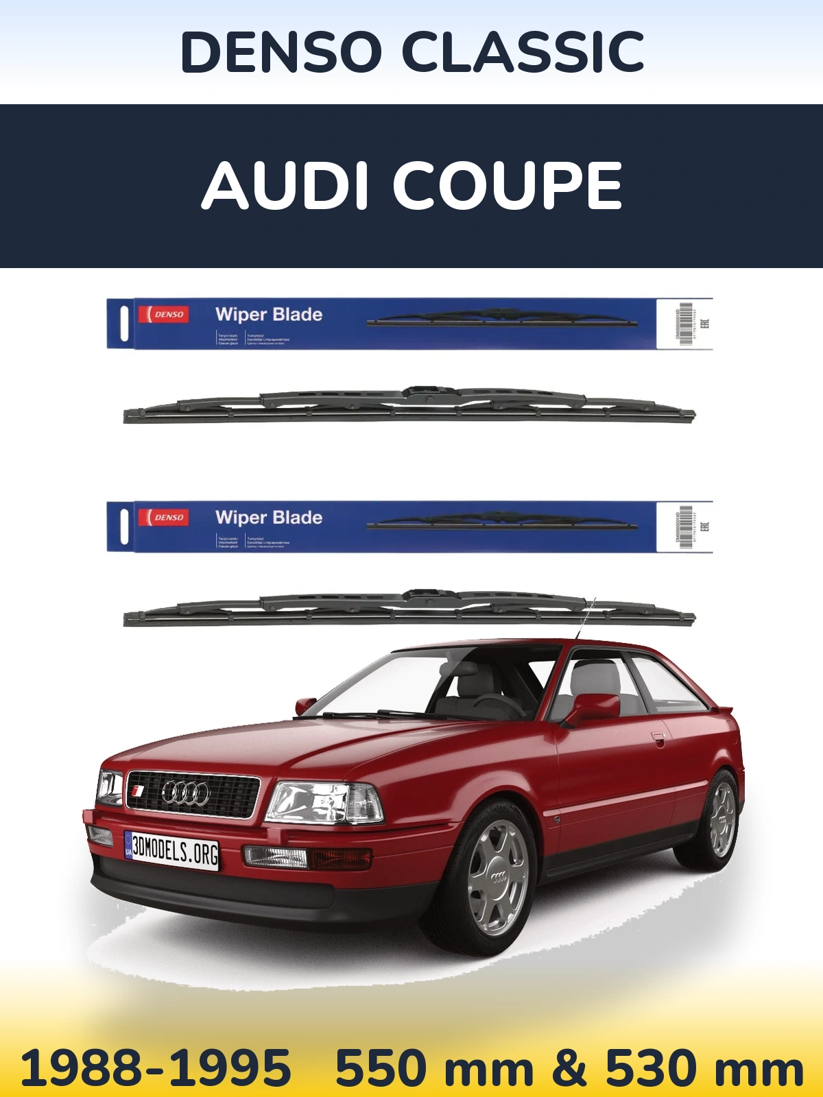 Torkarblad Denso Classic för Audi Coupe