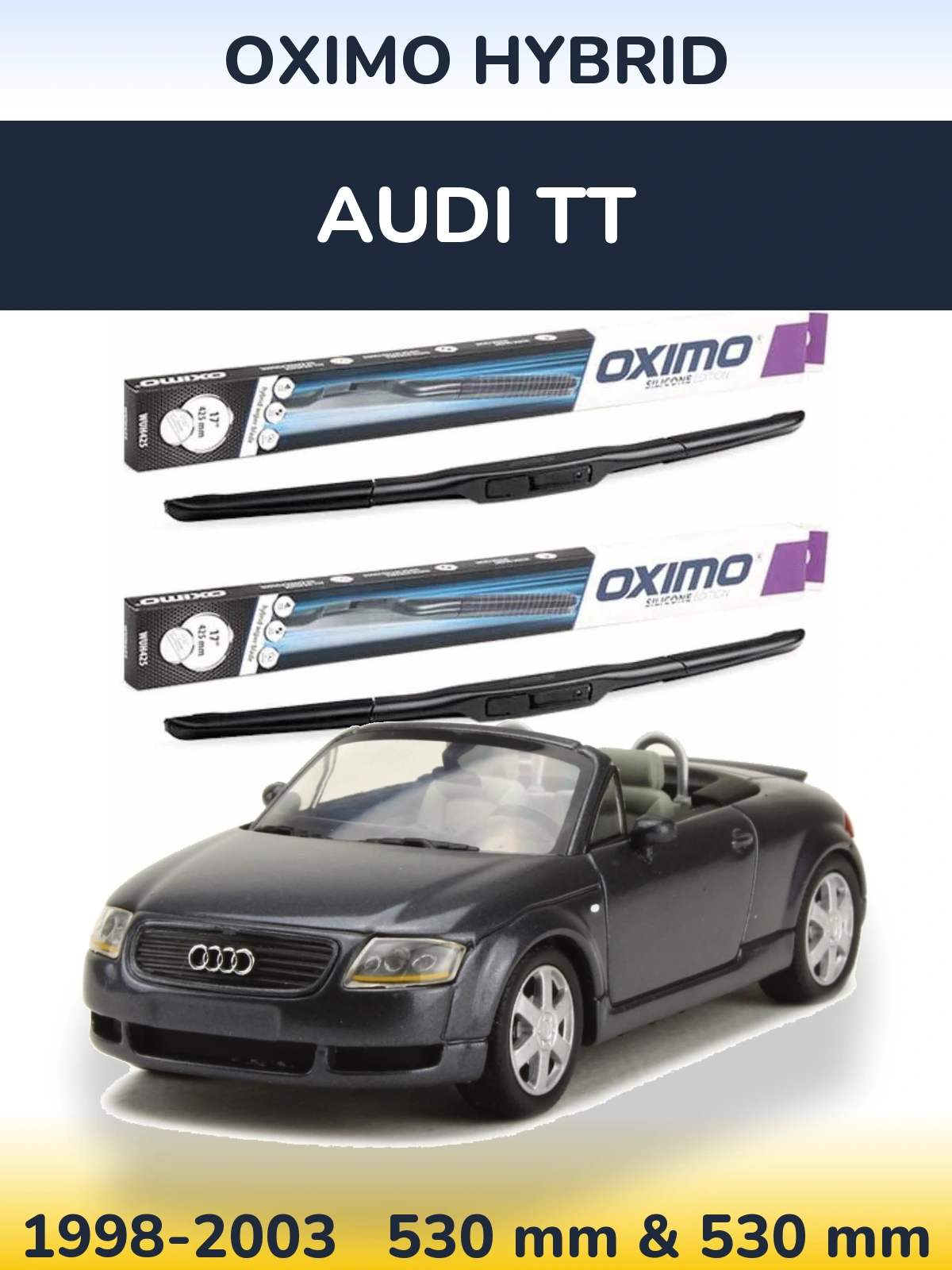 Torkarblad Oximo Hybrid för Audi TT