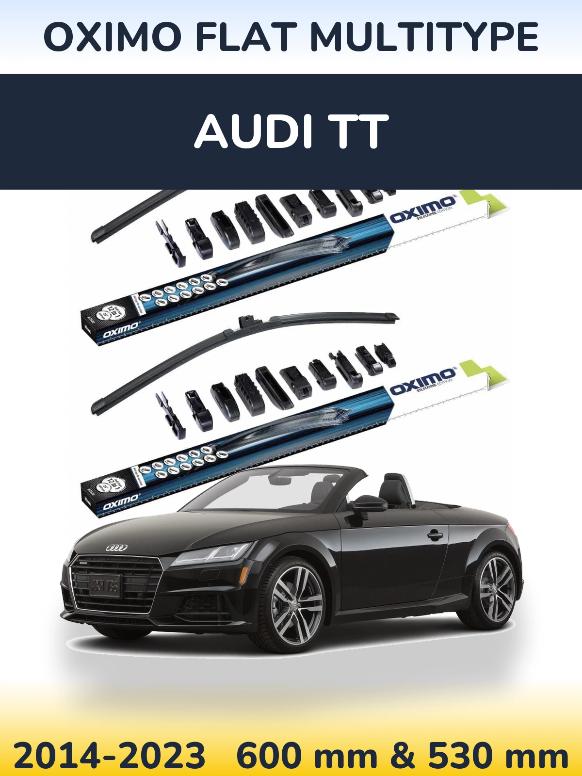 Torkarblad Oximo Flat MultiType för Audi TT