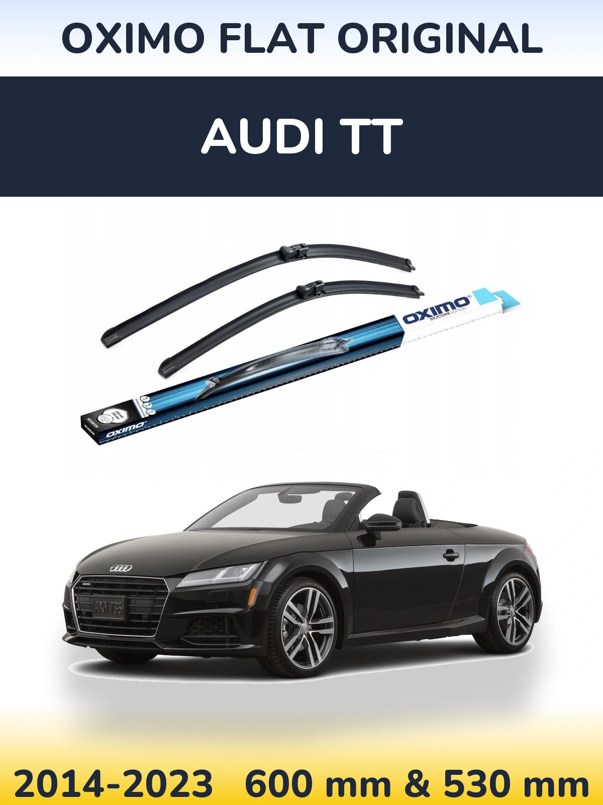 Torkarblad Oximo Flat Original för Audi TT