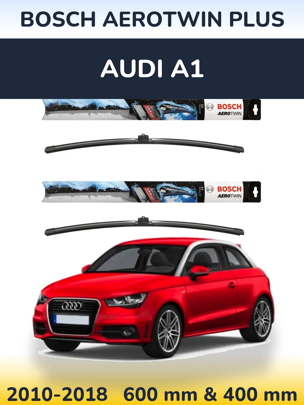 Torkarblad BOSCH AeroTwin Plus för Audi A1