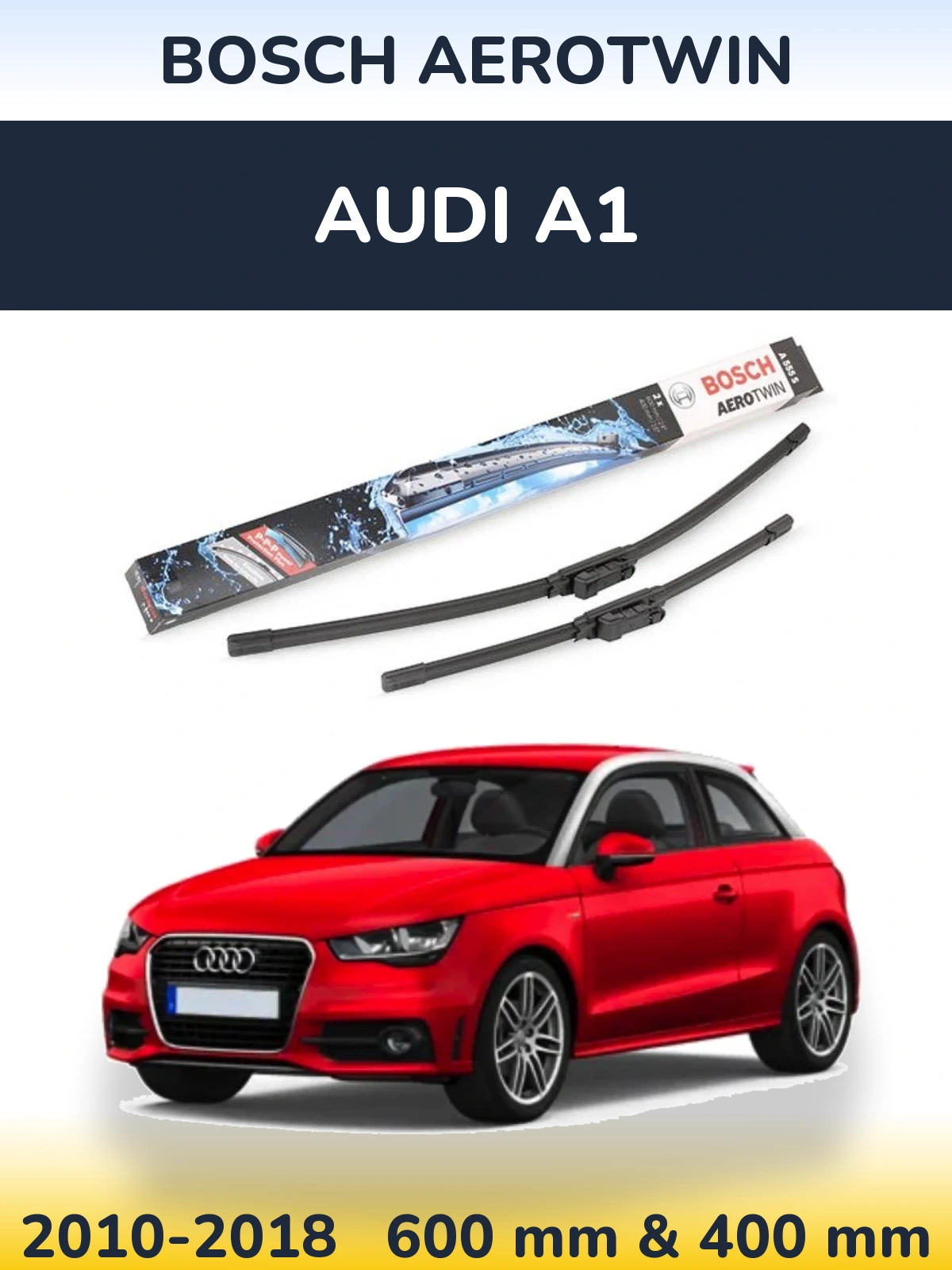 Torkarblad BOSCH AeroTwin för Audi A1