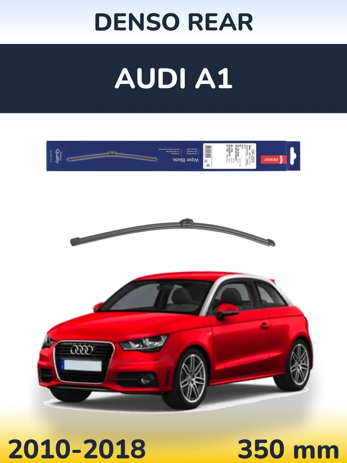 Torkarblad Denso Rear för Audi A1