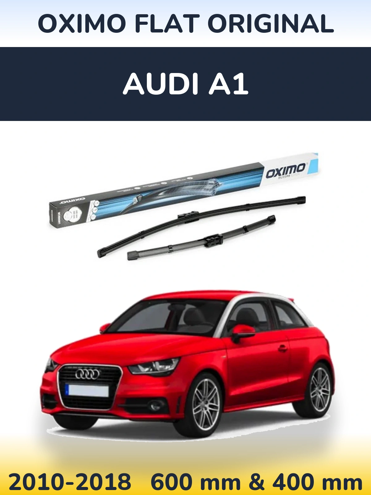 Torkarblad Oximo Flat Original för Audi A1