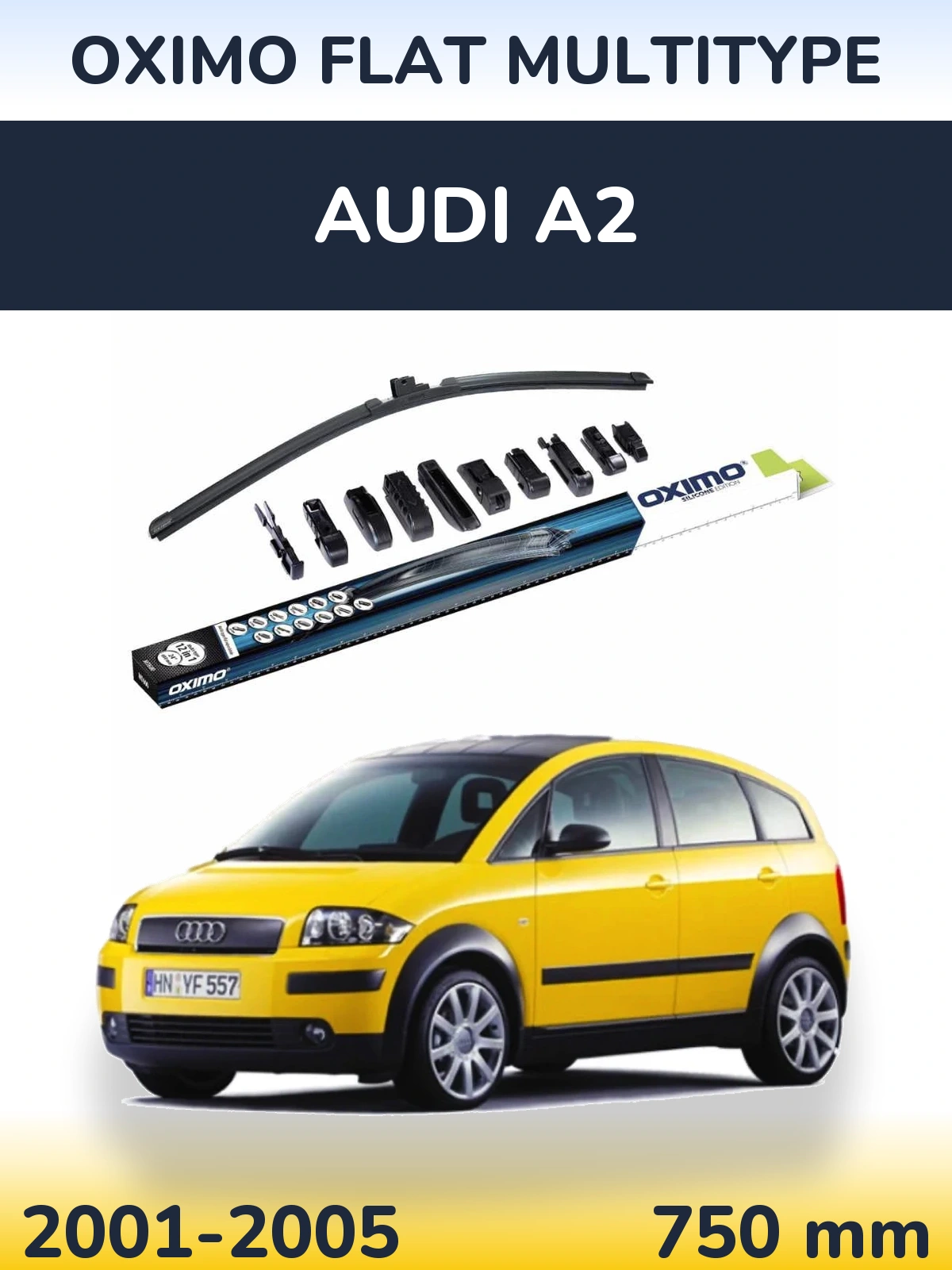 Torkarblad Oximo Flat MultiType för Audi A2