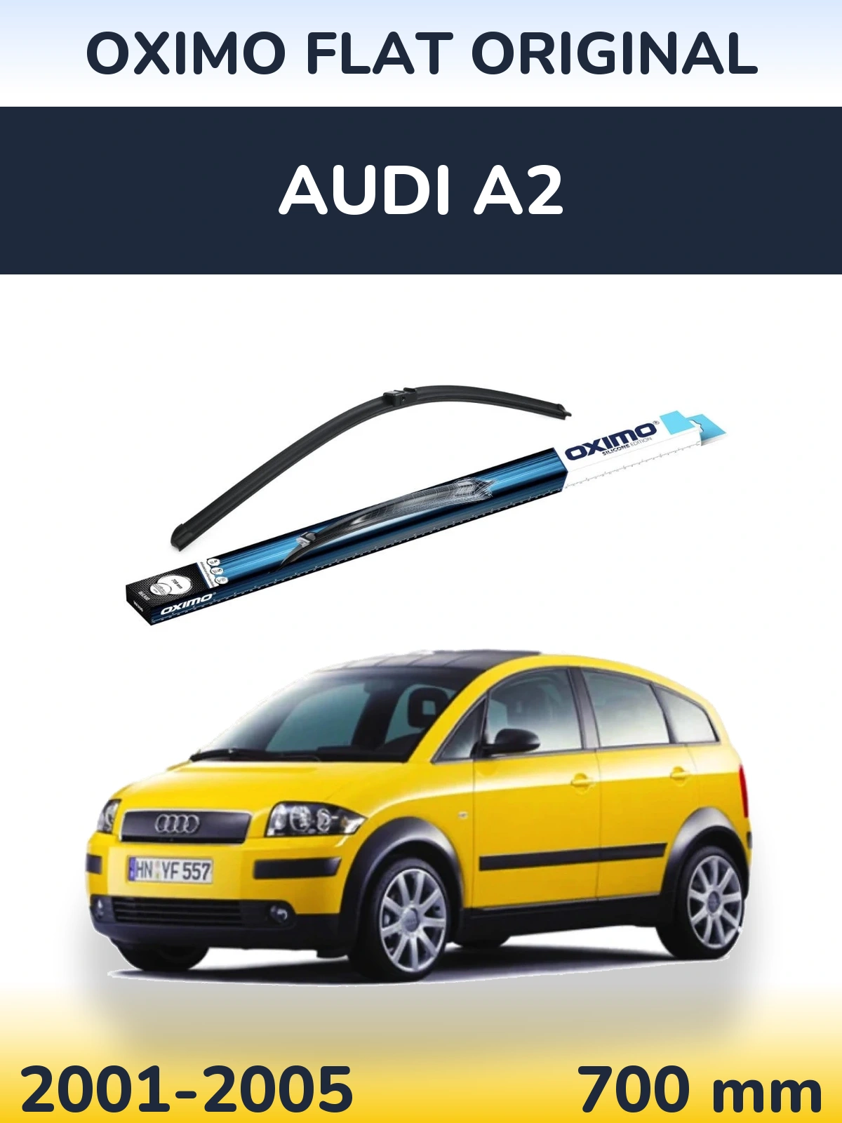 Torkarblad Oximo Flat Original för Audi A2