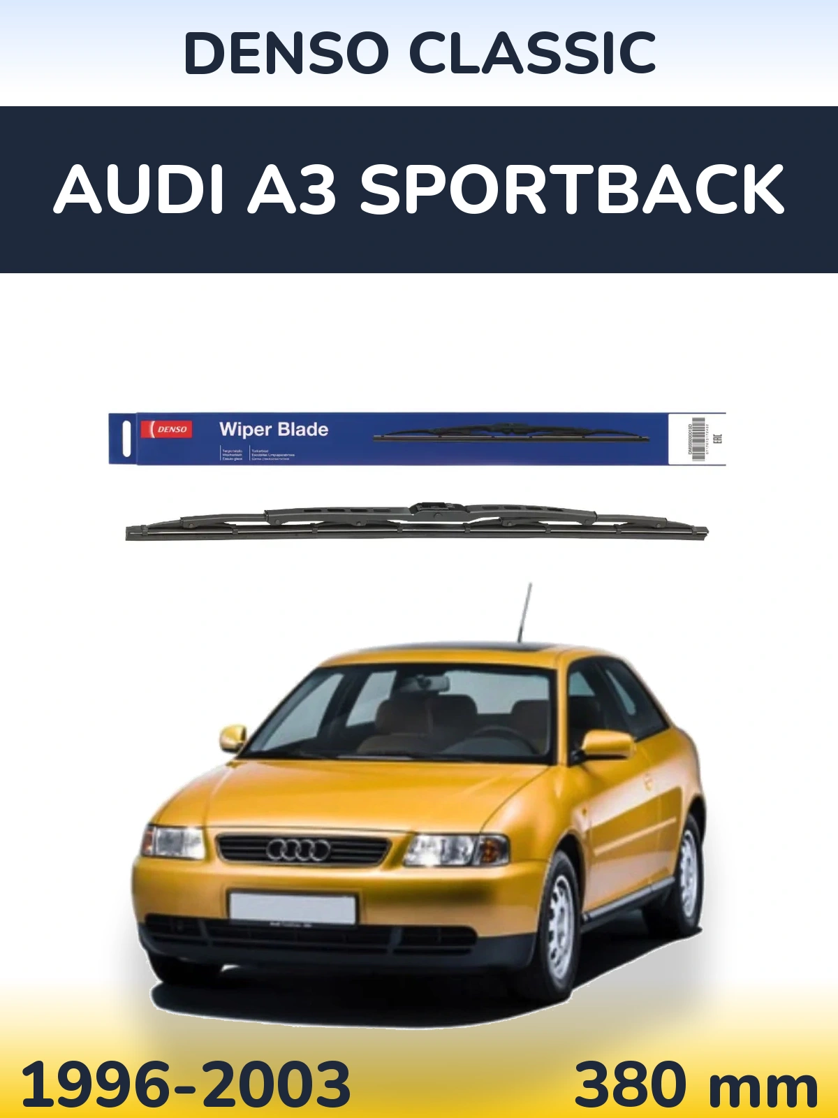 Torkarblad Denso Classic för Audi A3 Sportback