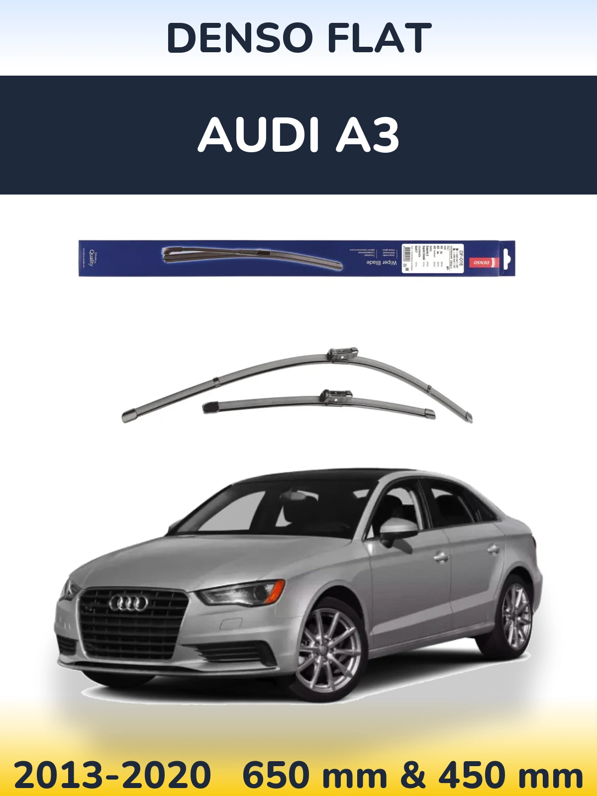 Torkarblad Denso Flat för Audi A3