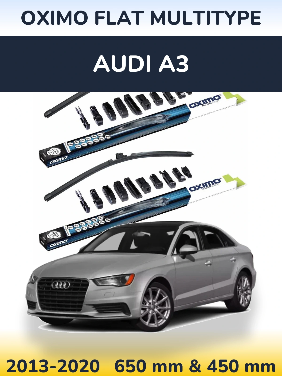 Torkarblad Oximo Flat MultiType för Audi A3