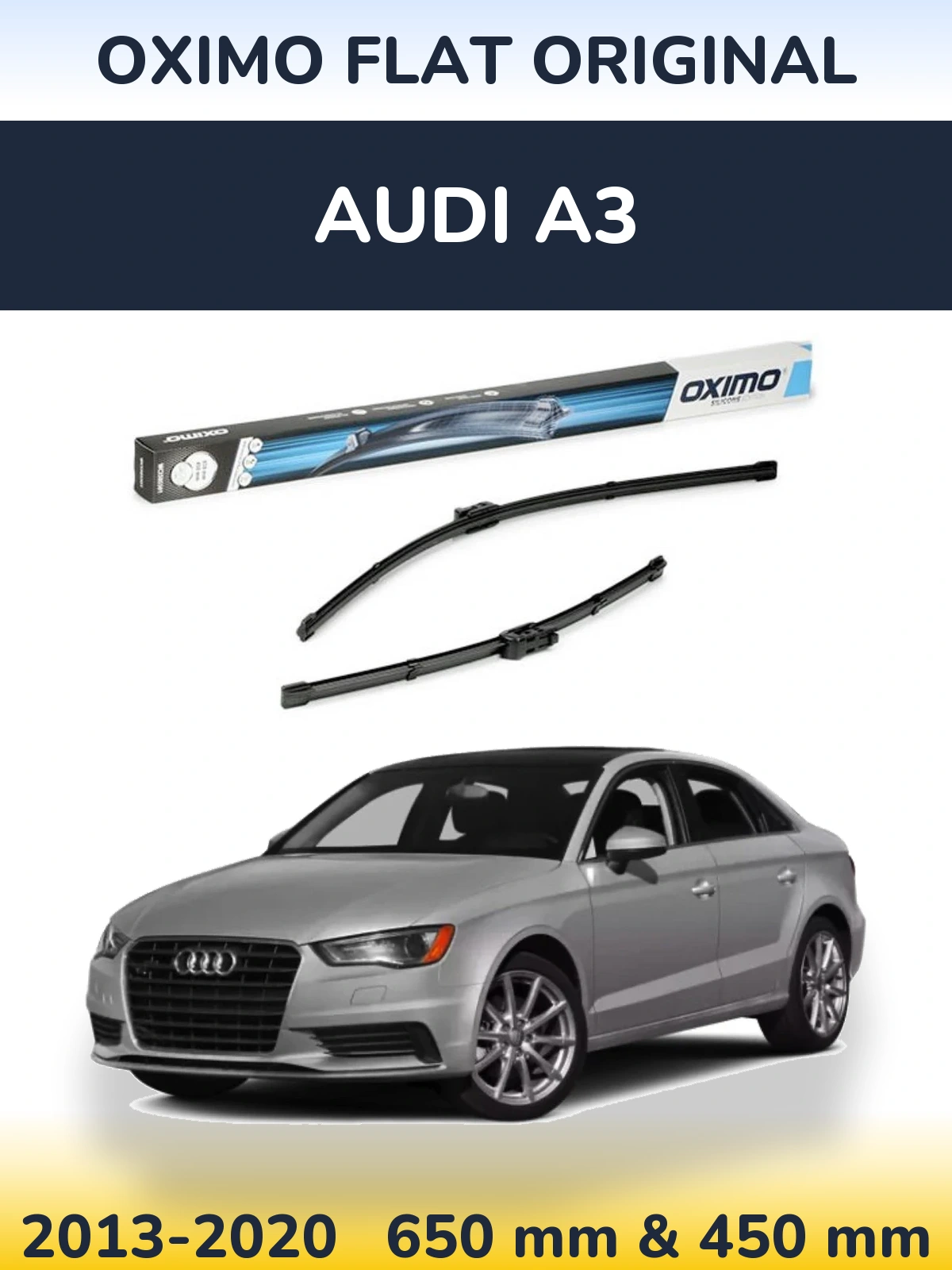 Torkarblad Oximo Flat Original för Audi A3
