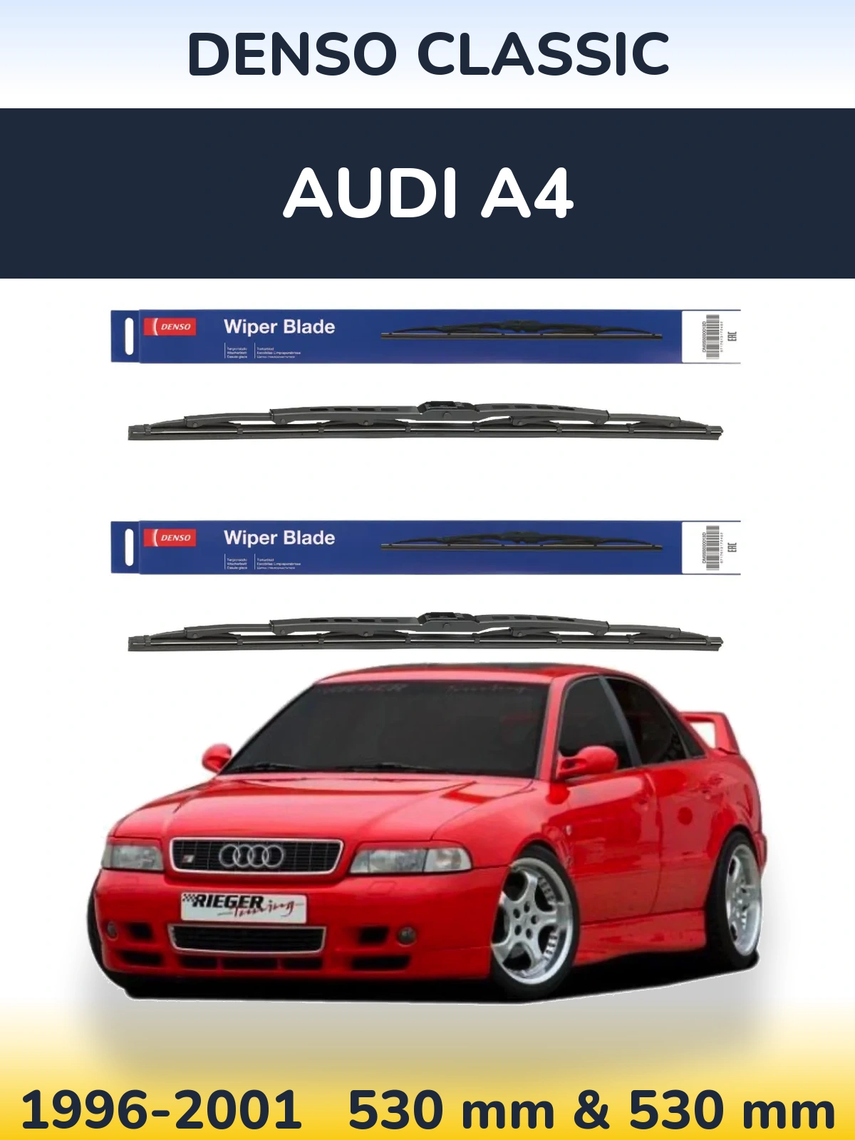 Torkarblad Denso Classic för Audi A4