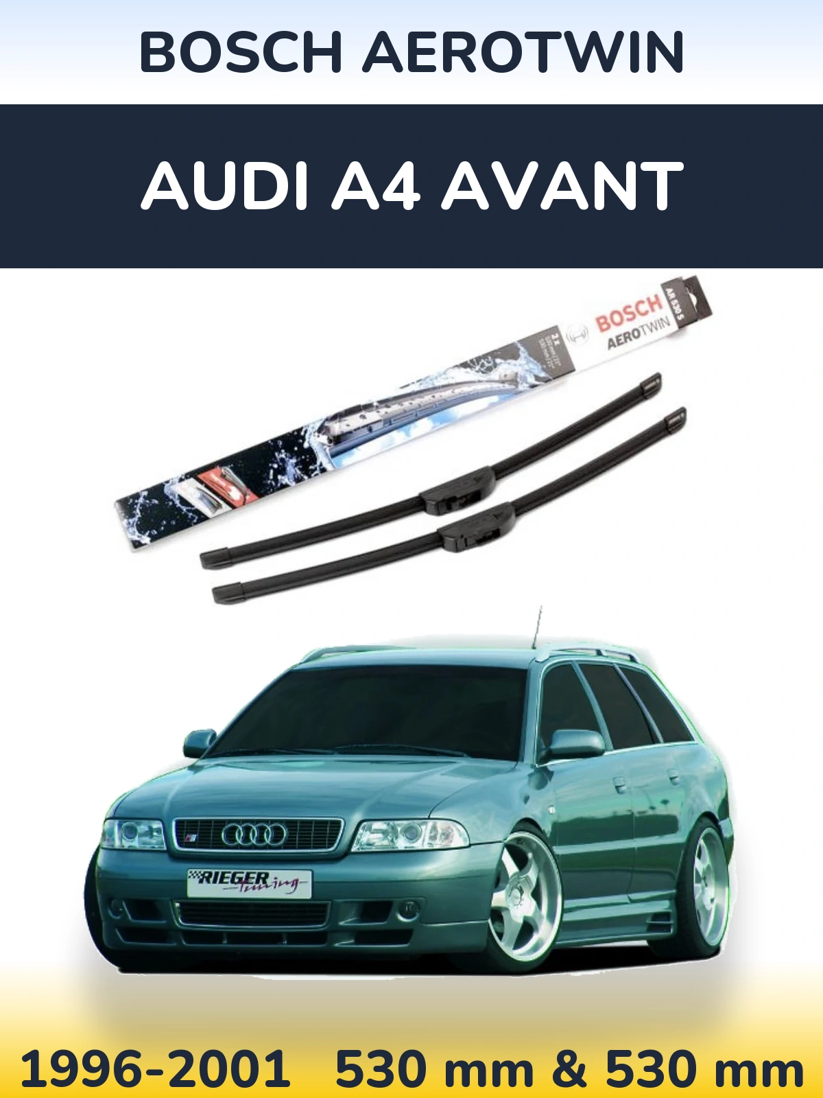 Torkarblad BOSCH AeroTwin för Audi A4 Avant