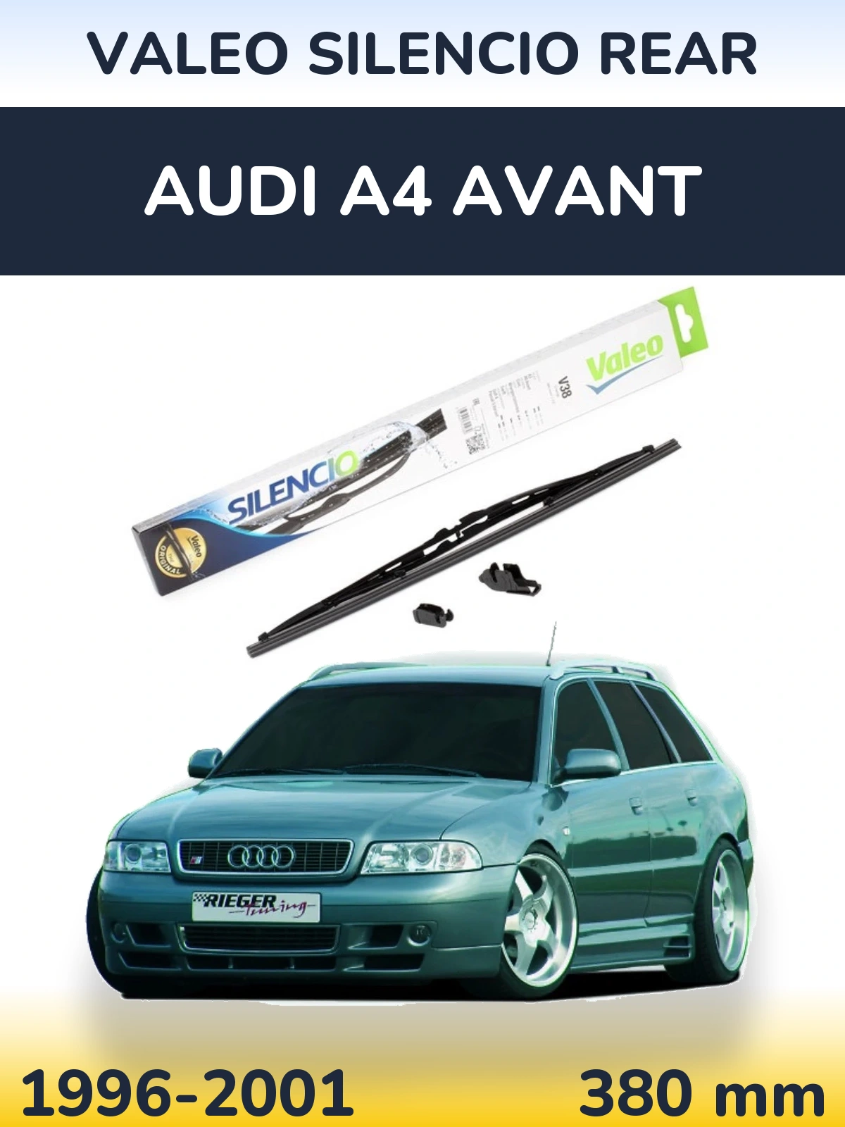 Torkarblad Valeo Silencio Rear för Audi A4 Avant