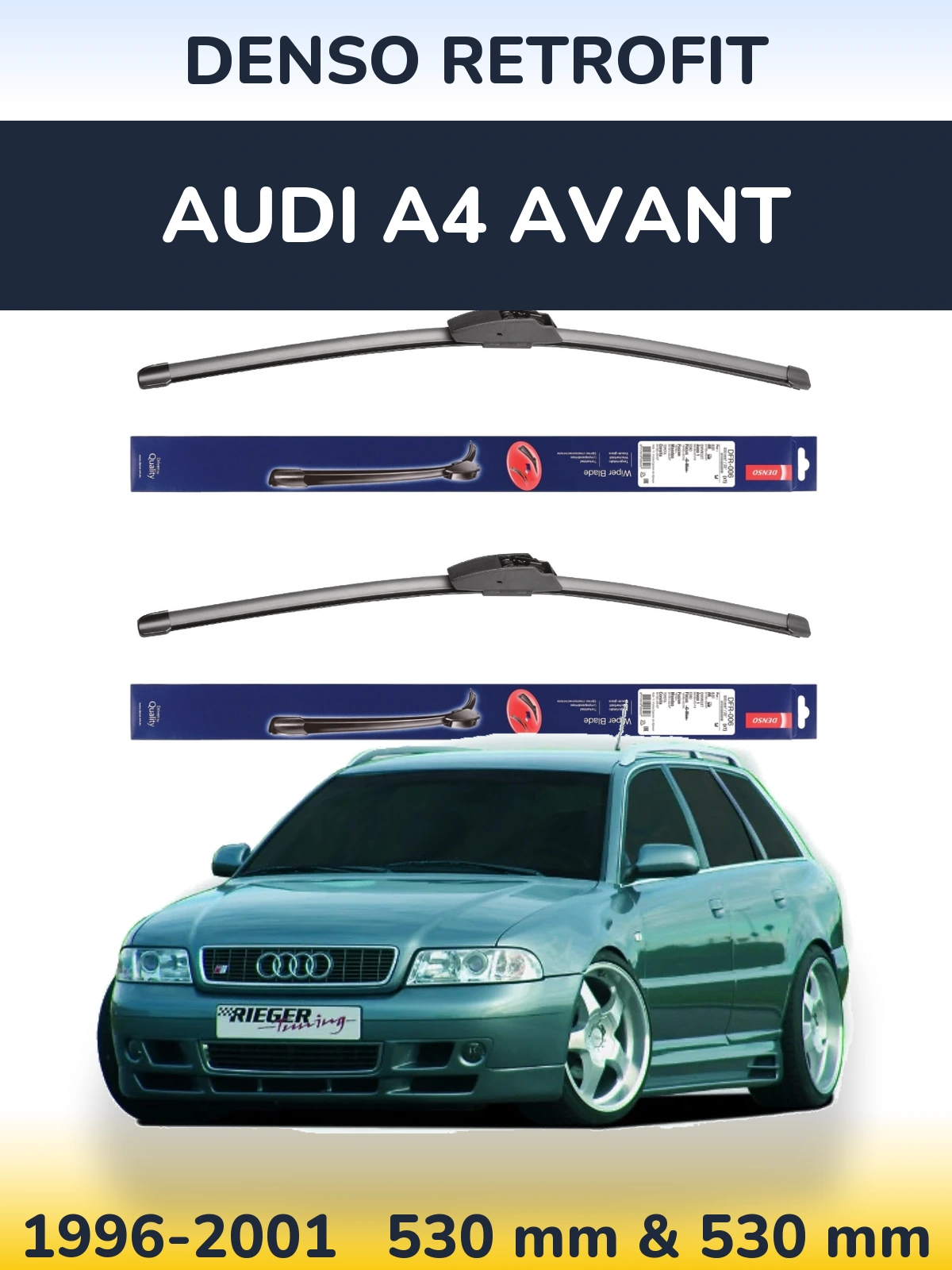 Torkarblad Denso Retrofit för Audi A4 Avant