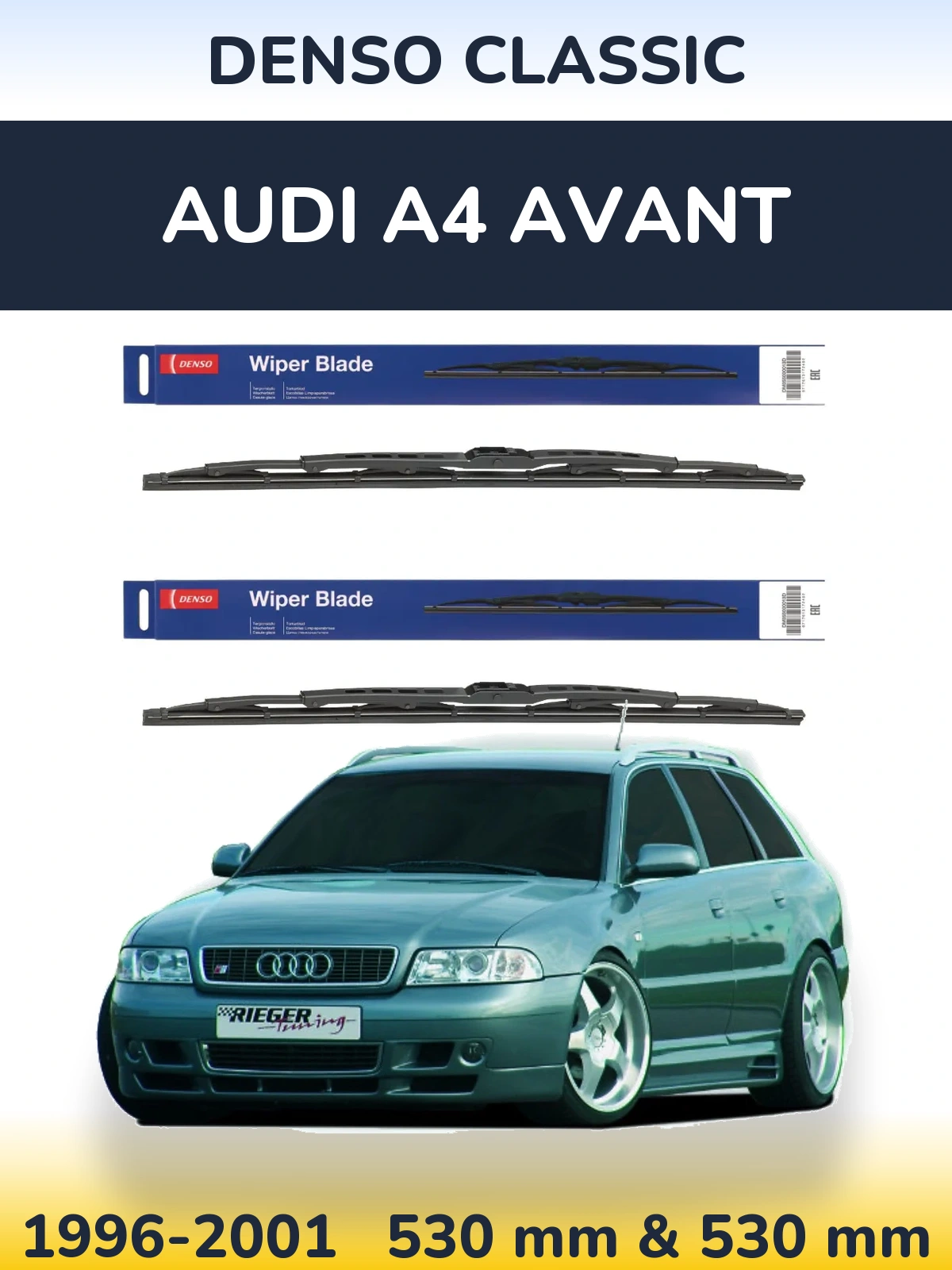 Torkarblad Denso Classic för Audi A4 Avant